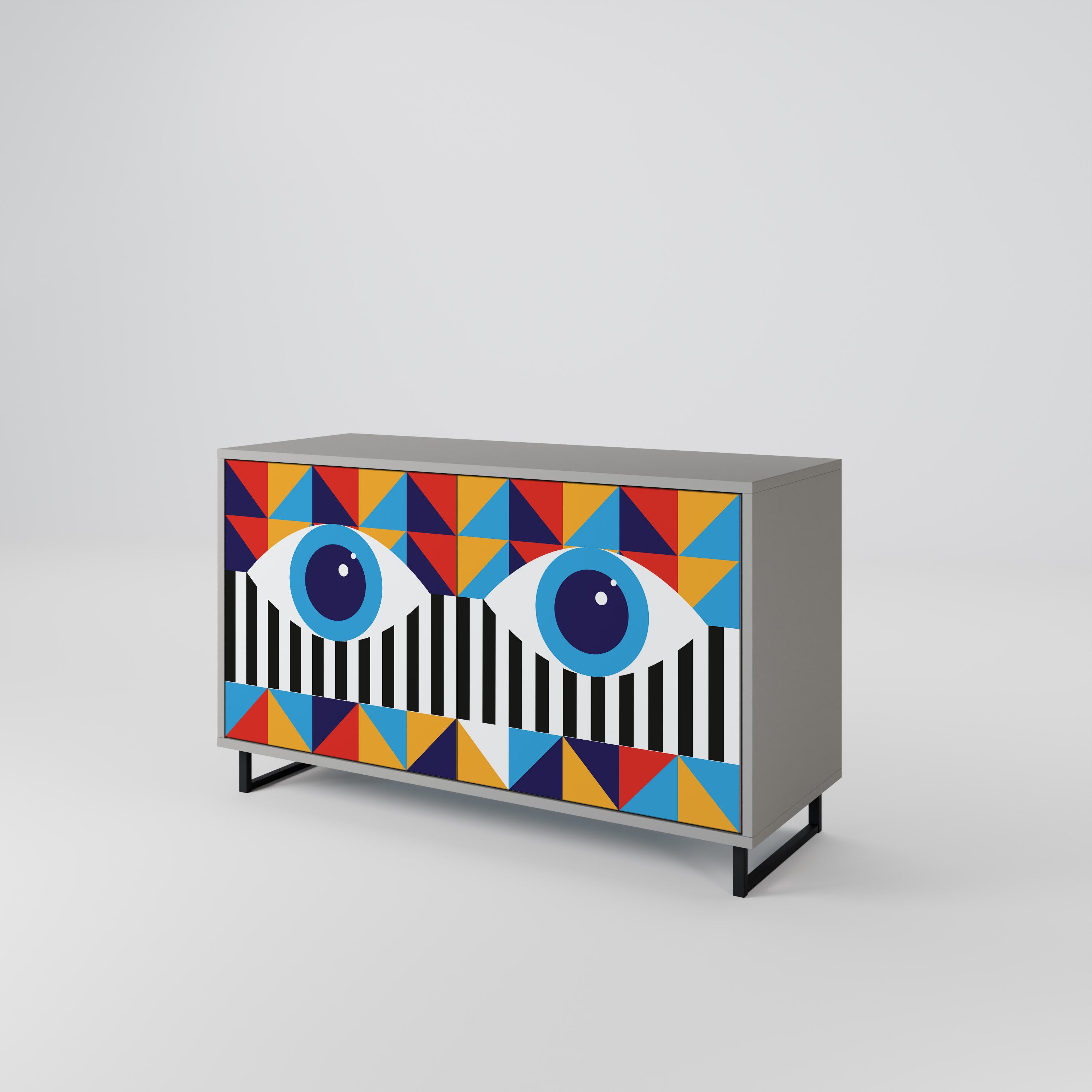 ABSTRACTION AND GEOMETRY 2-Door Sideboard