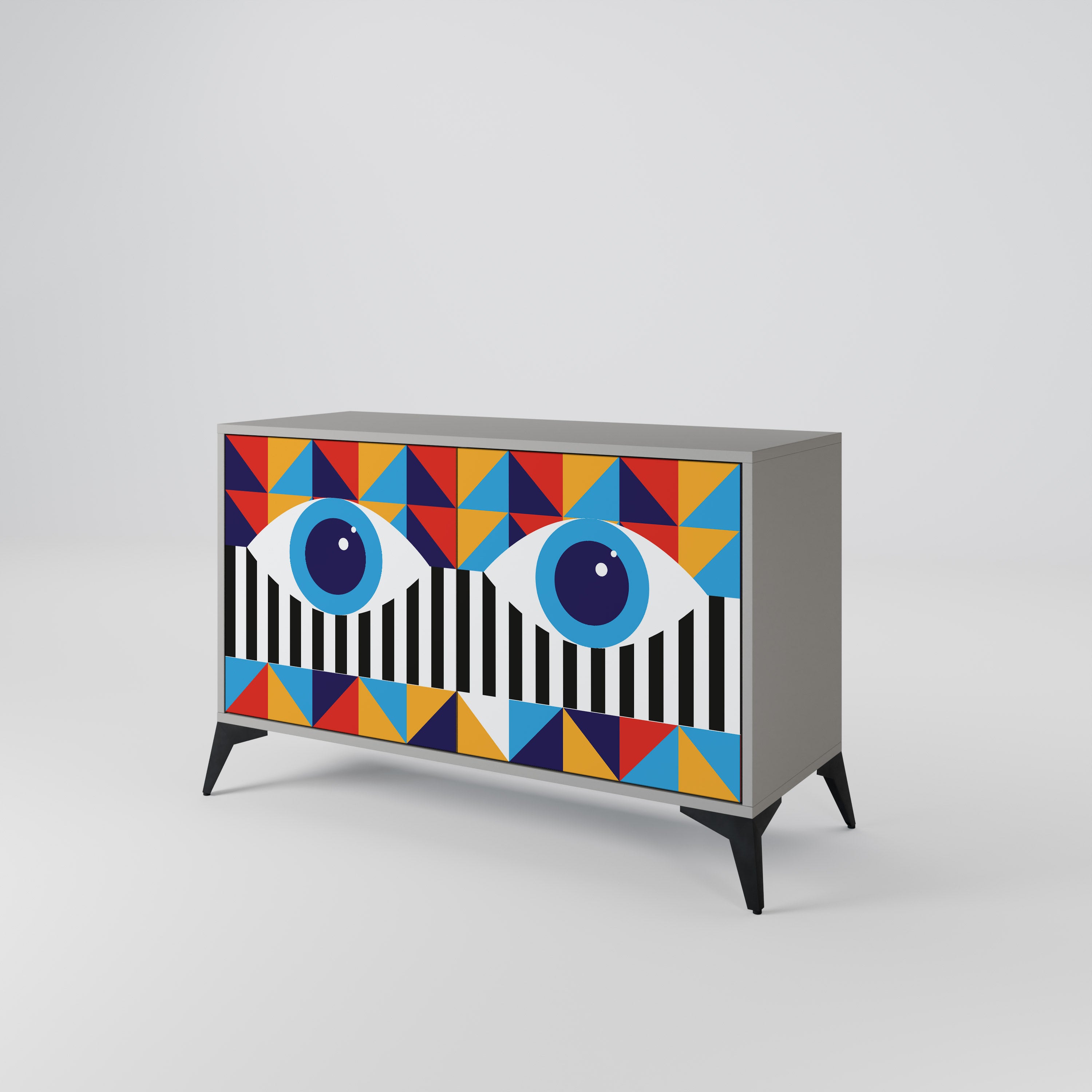 ABSTRACTION AND GEOMETRY 2-Door Sideboard