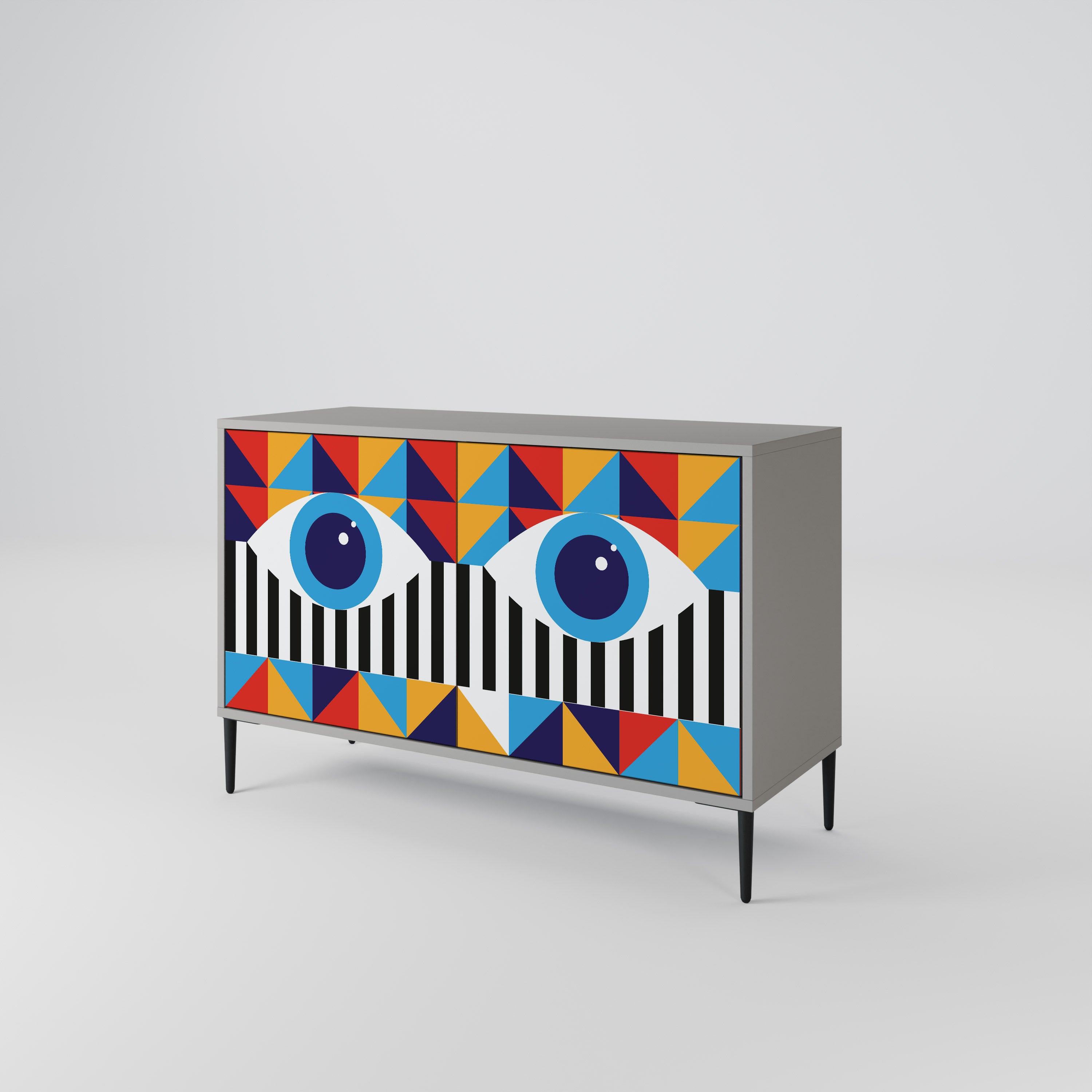 ABSTRACTION AND GEOMETRY 2-Door Sideboard