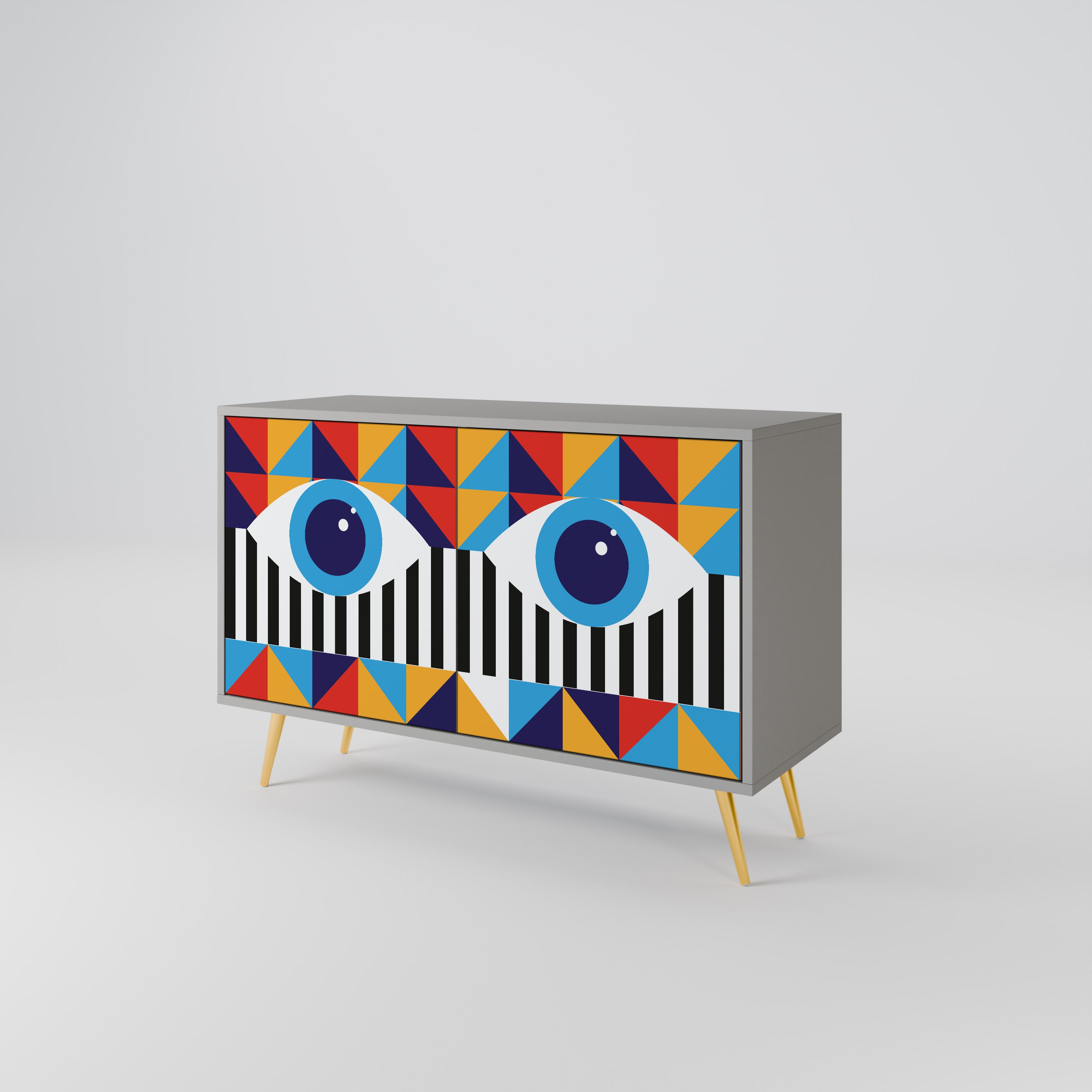 ABSTRACTION AND GEOMETRY 2-Door Sideboard