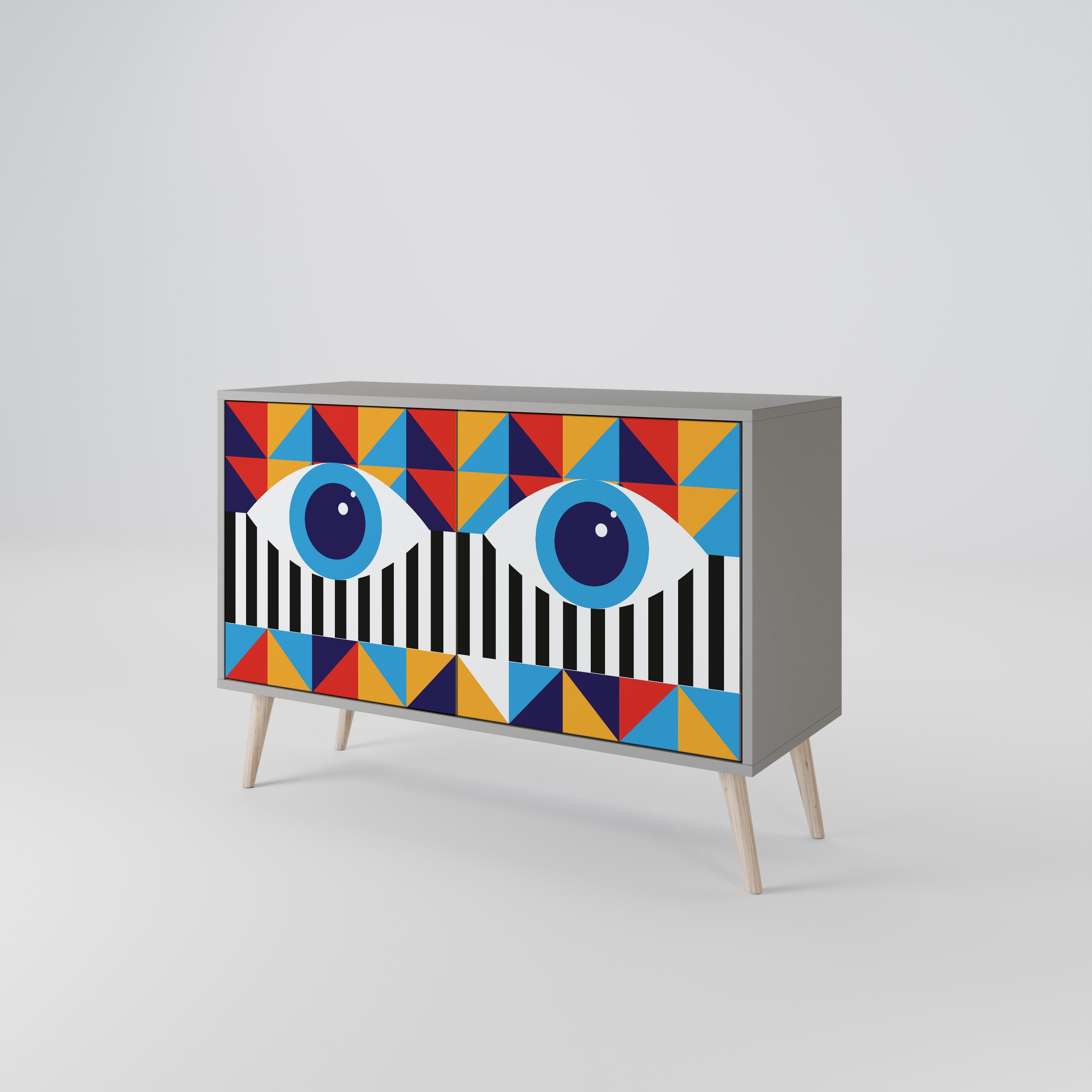 ABSTRACTION AND GEOMETRY 2-Door Sideboard