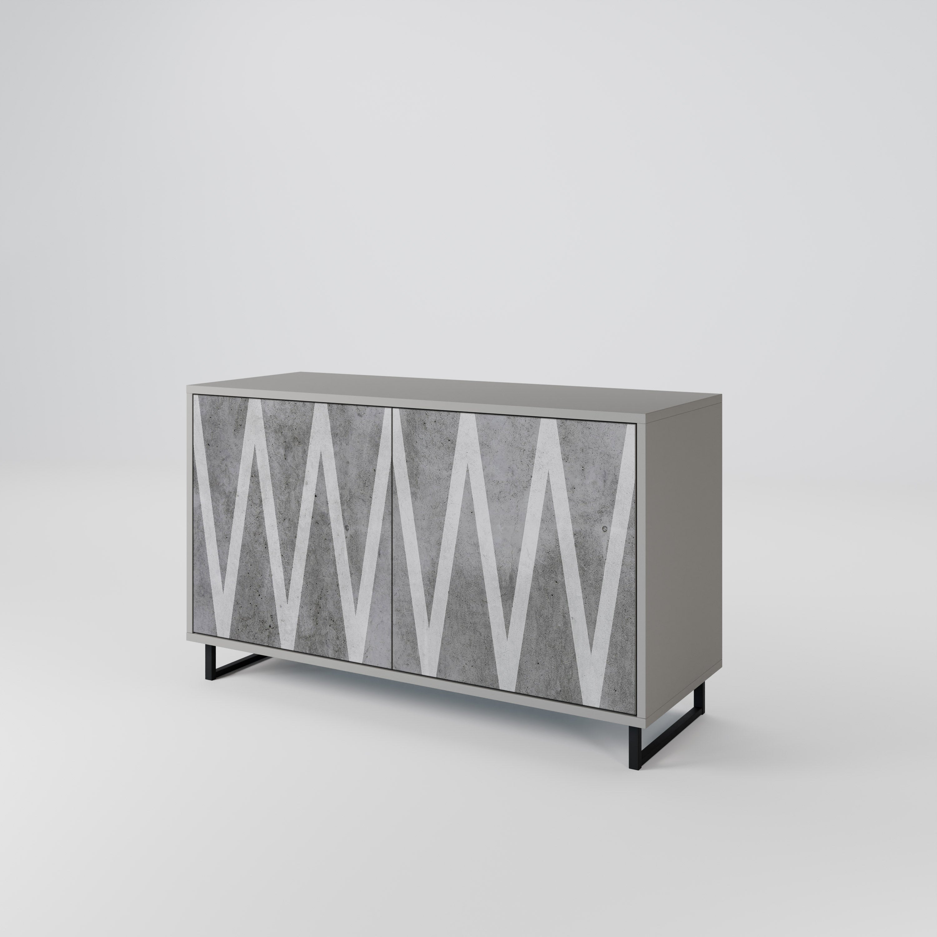 SOLID ZIG ZAG 2-Door Sideboard
