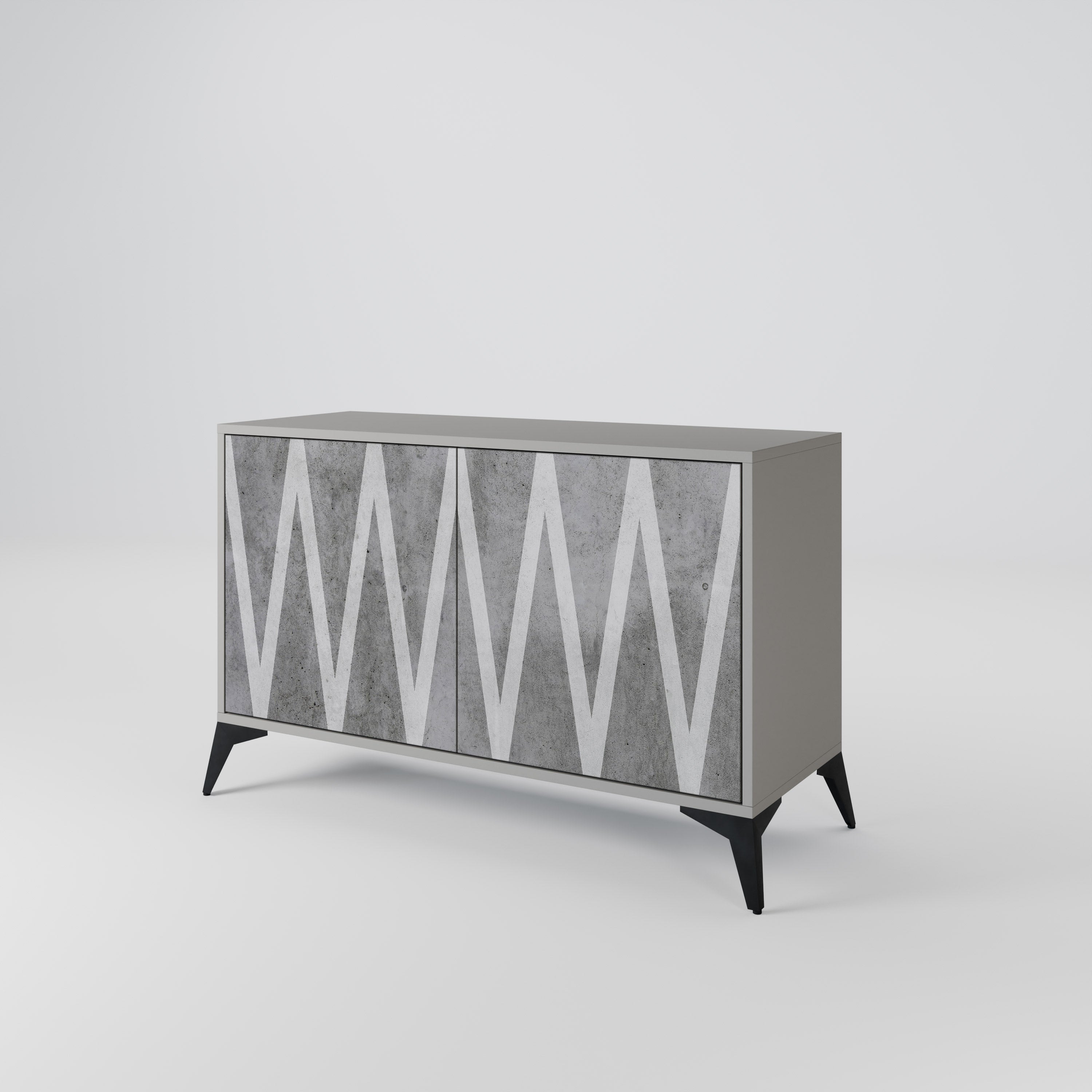 SOLID ZIG ZAG 2-Door Sideboard