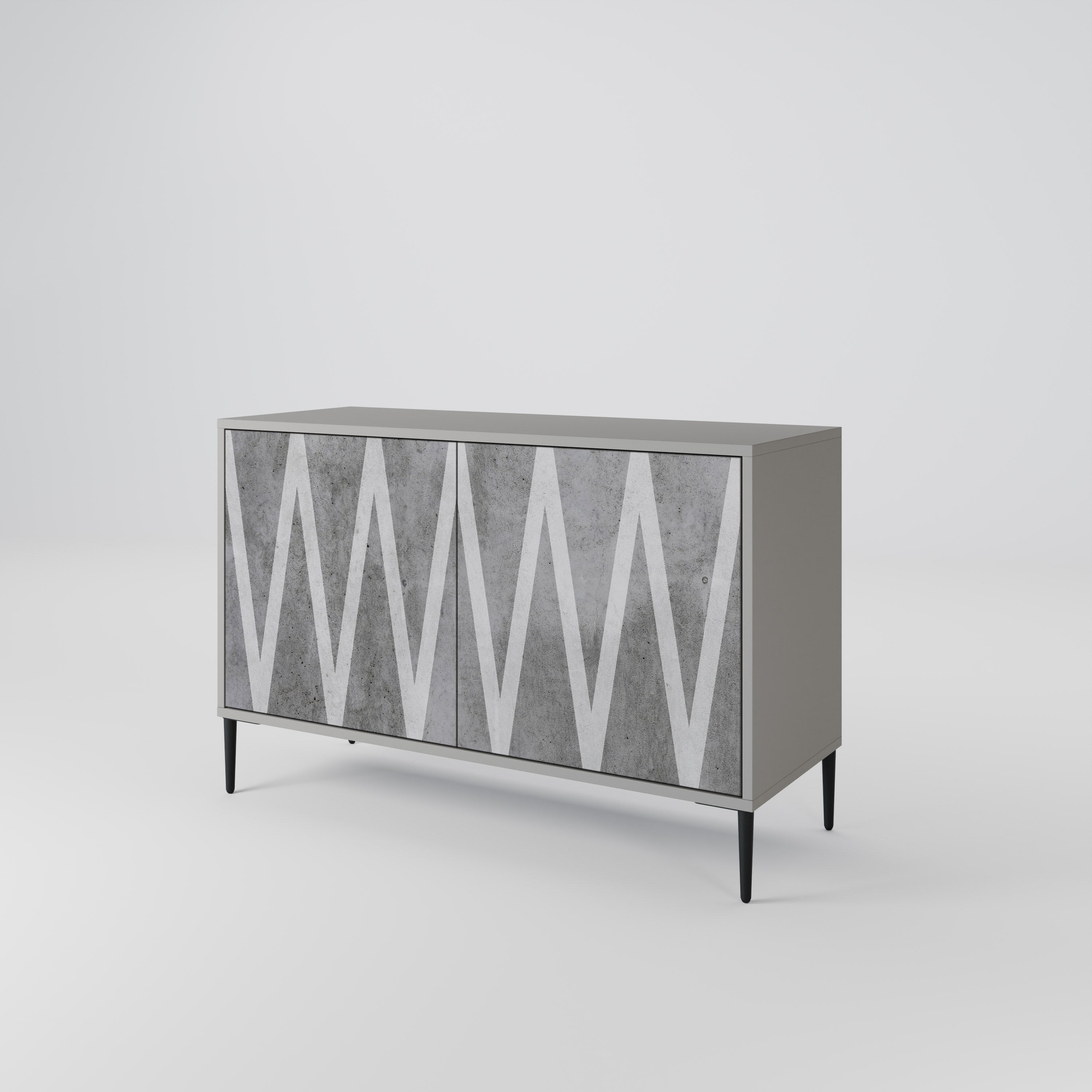 SOLID ZIG ZAG 2-Door Sideboard