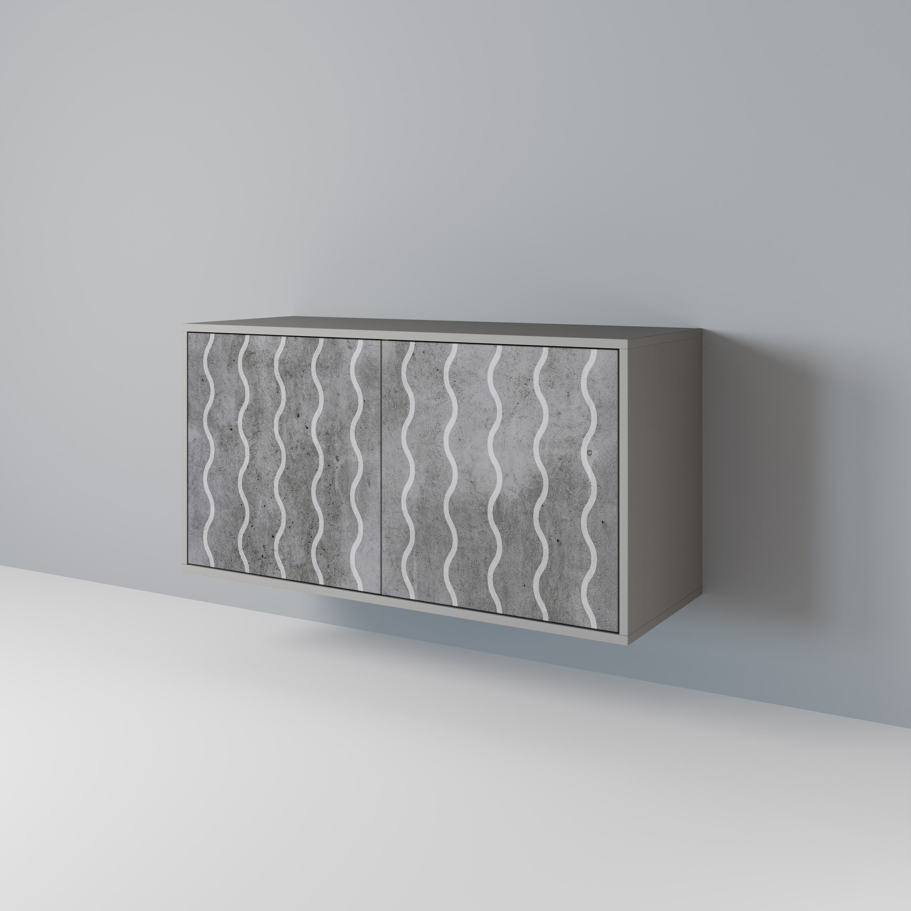WAVES OF CONCRETE 2-Door Sideboard