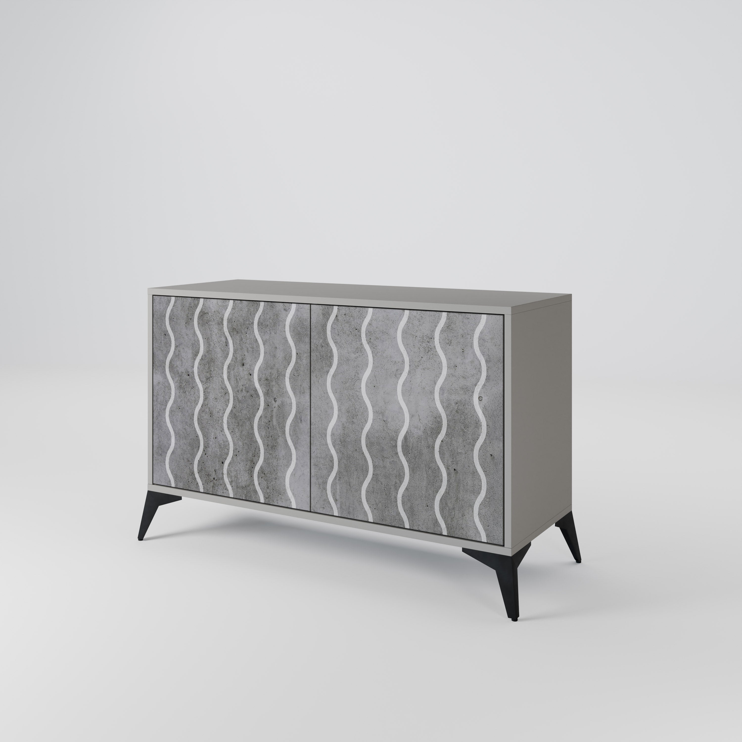WAVES OF CONCRETE 2-Door Sideboard