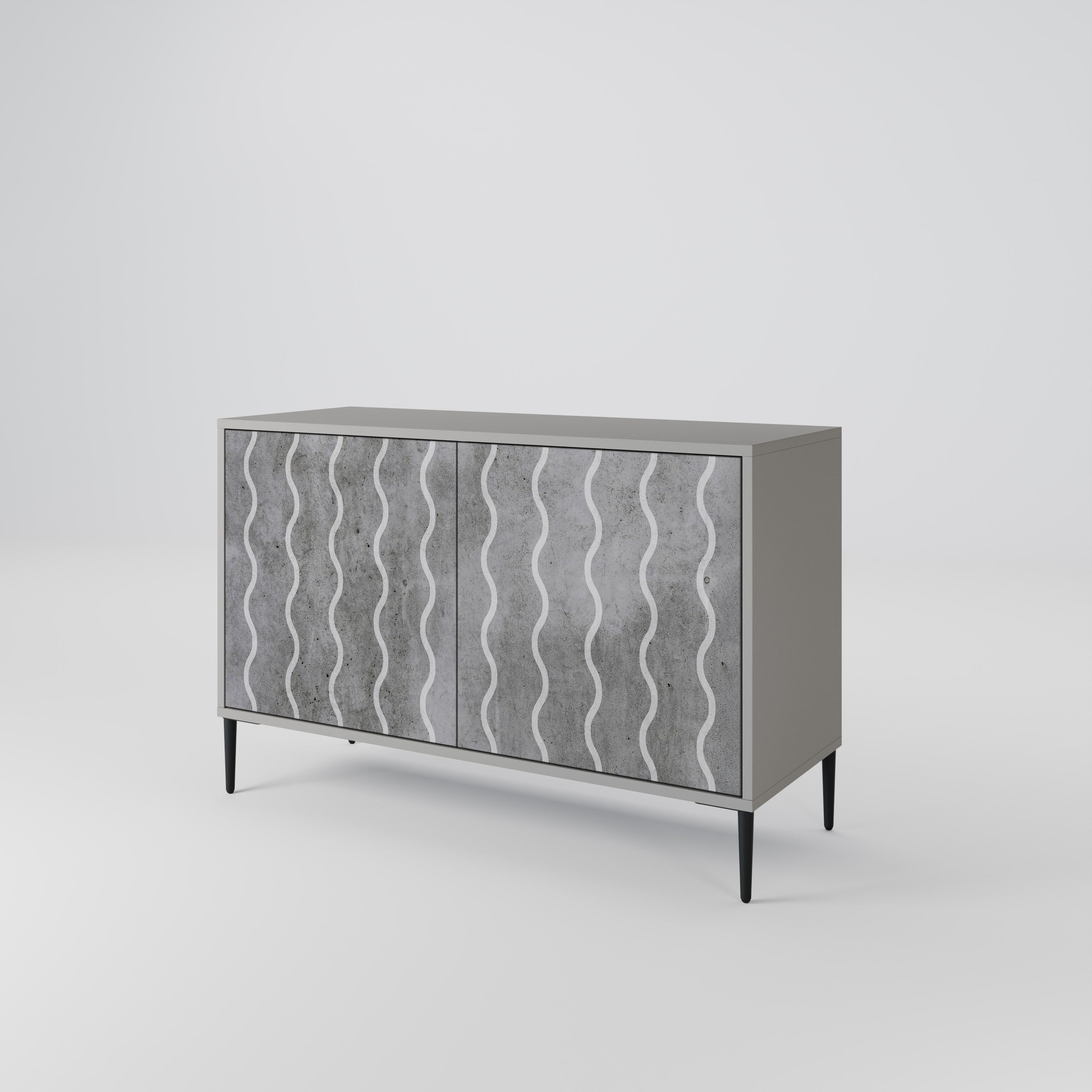 WAVES OF CONCRETE 2-Door Sideboard