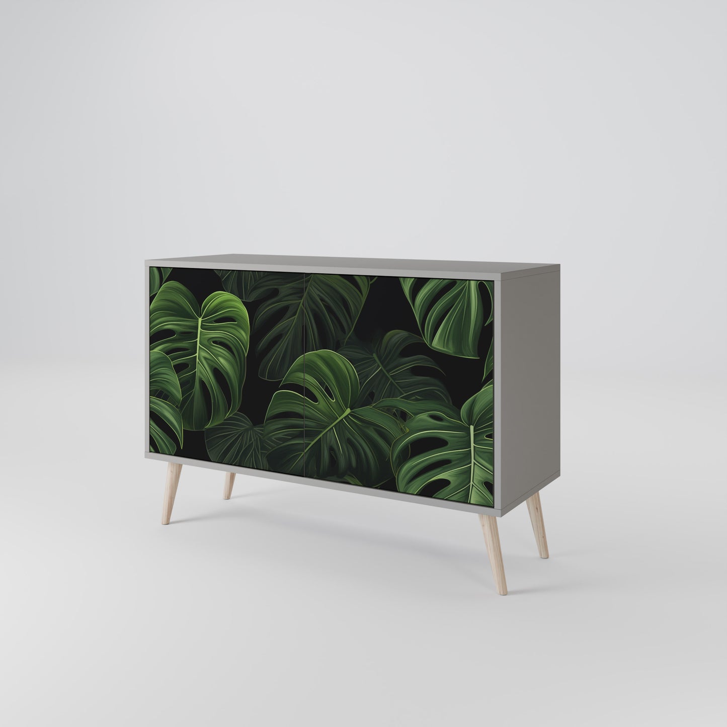 INFINITE MONSTERA Dvoudveřová komoda
