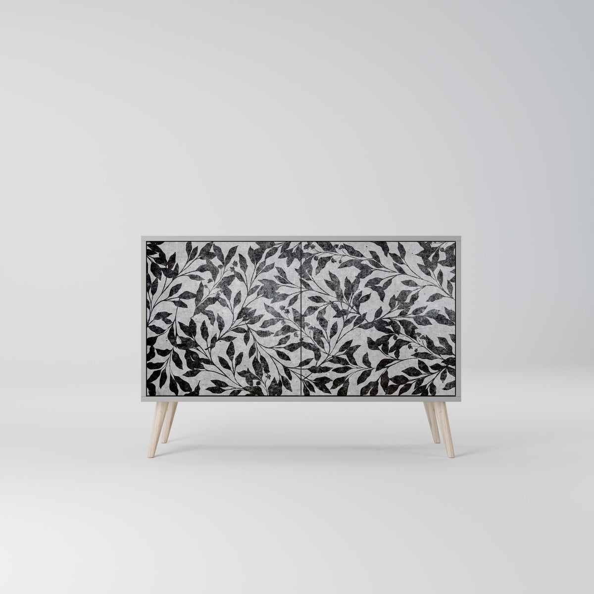 CHARCOAL SPROUT Dvoudveřová komoda