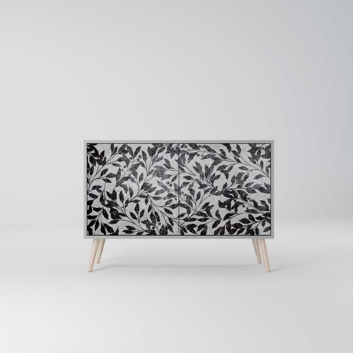 CHARCOAL SPROUT Dvoudveřová komoda