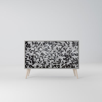 CHARCOAL SPROUT Dvoudveřová komoda