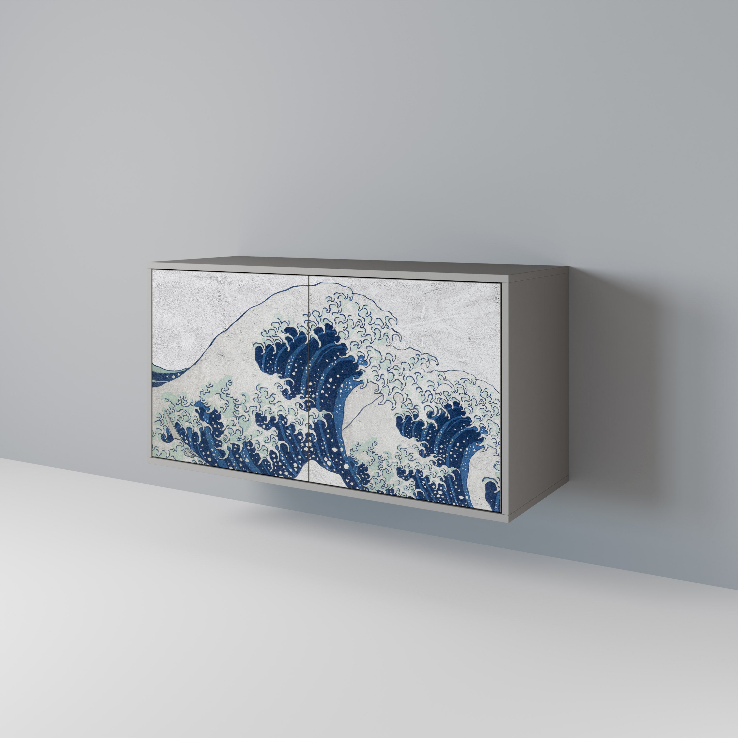 THE GREAT WAVE AT KANAGAWA 2-Door Sideboard