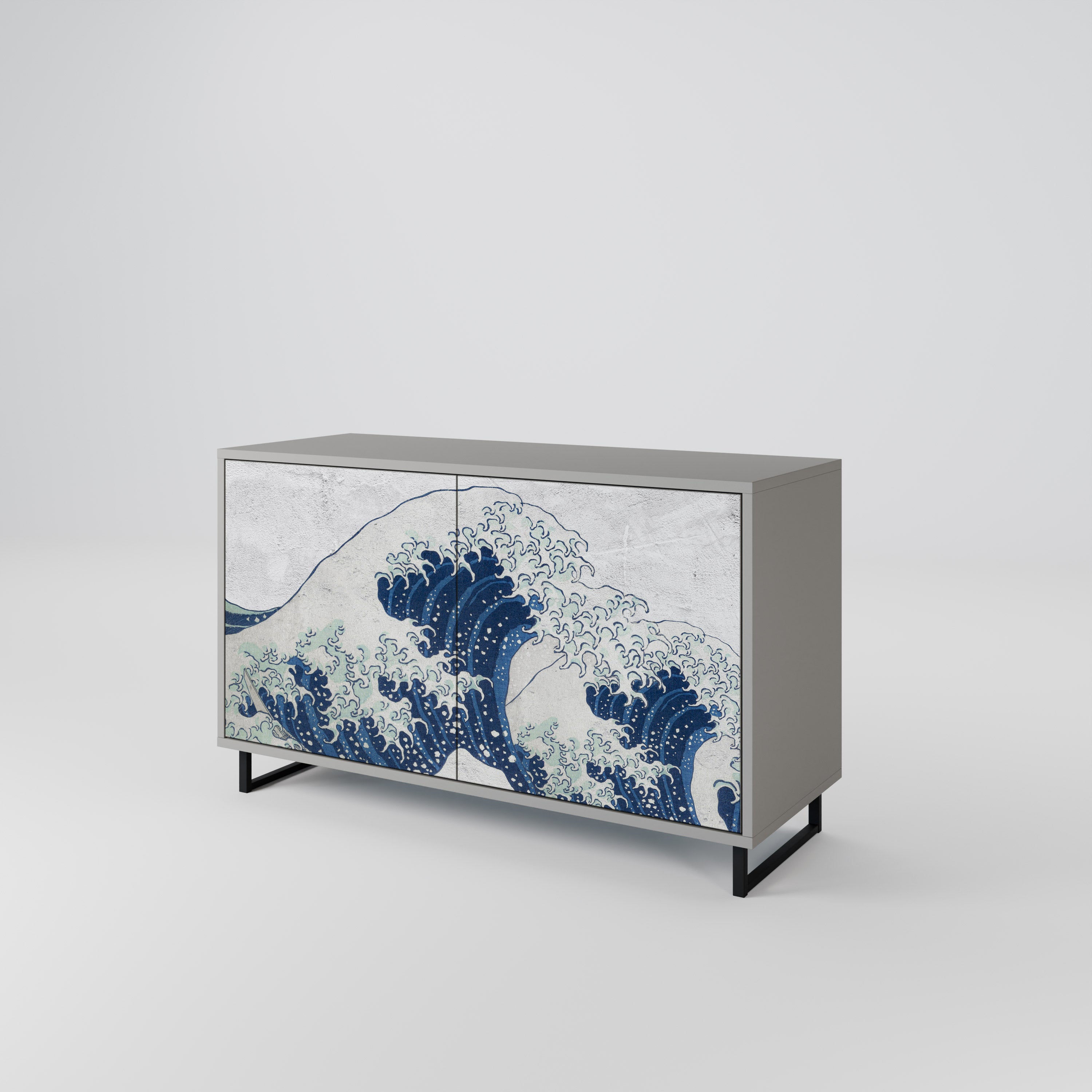 THE GREAT WAVE AT KANAGAWA 2-Door Sideboard