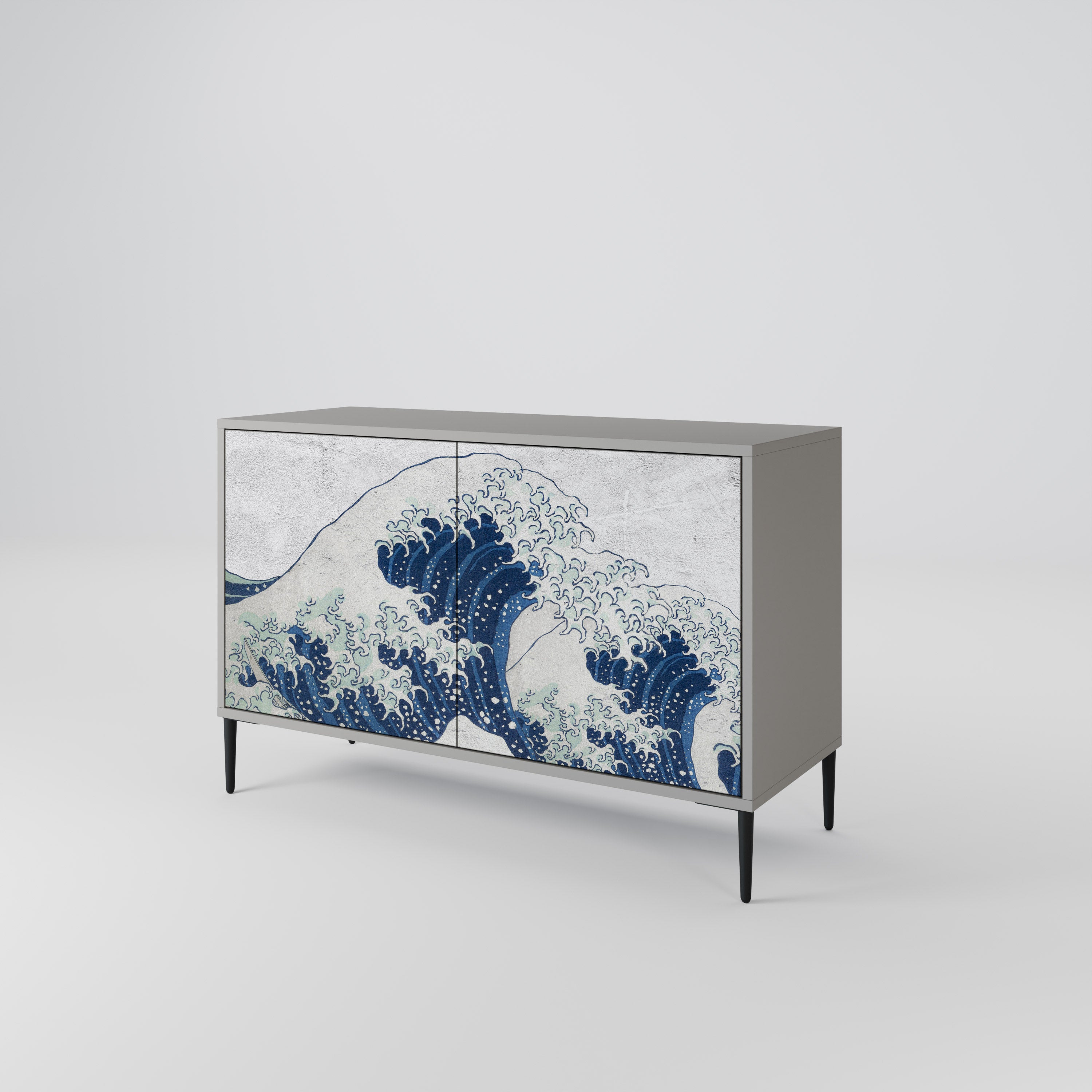 THE GREAT WAVE AT KANAGAWA 2-Door Sideboard