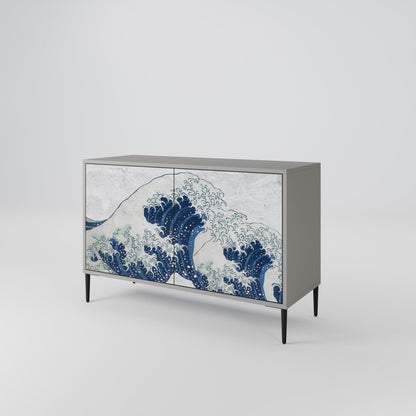 THE GREAT WAVE AT KANAGAWA Dvoudveřová komoda