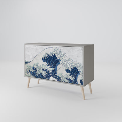 THE GREAT WAVE AT KANAGAWA Dvoudveřová komoda