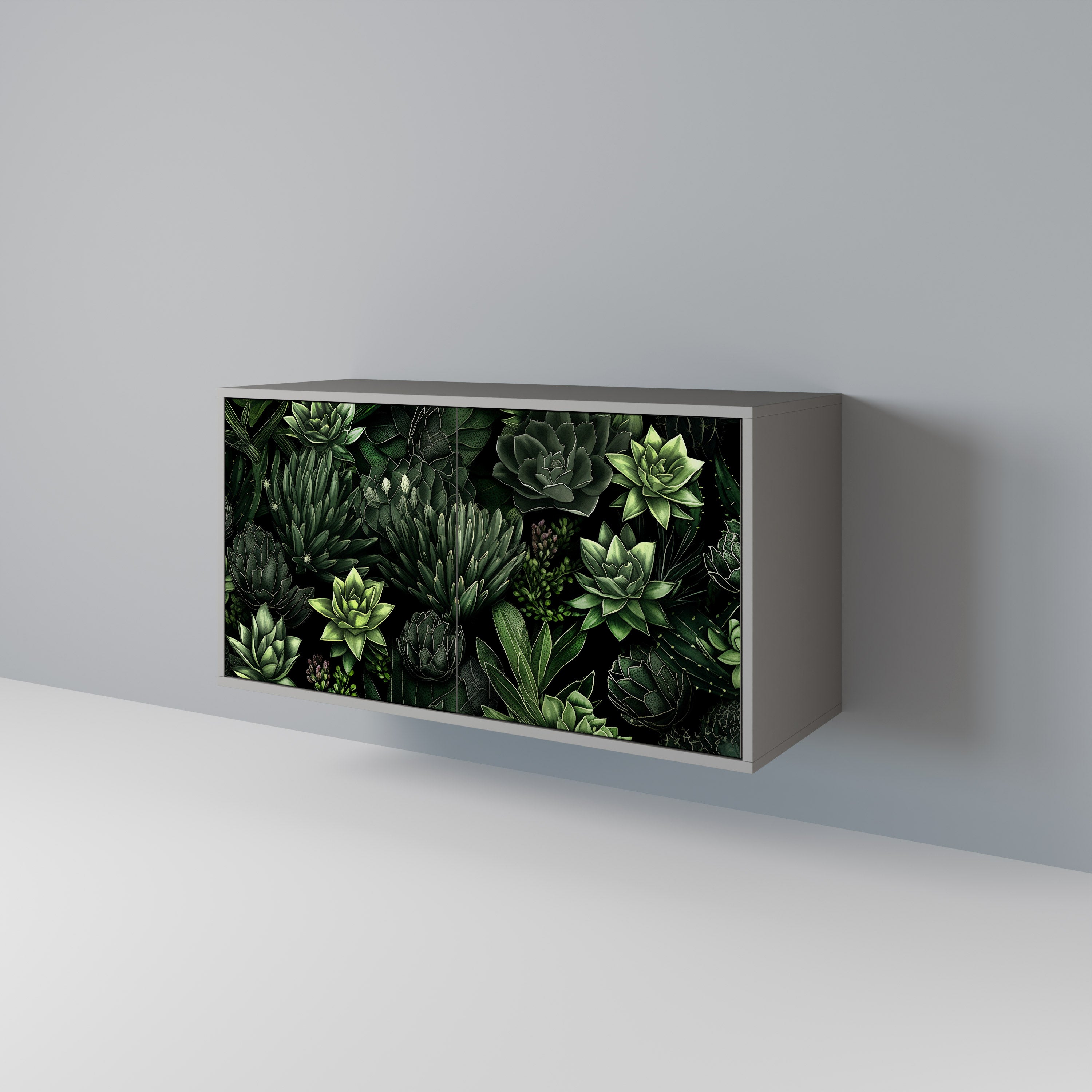SUCCULENT JUNGLE 2-Door Sideboard