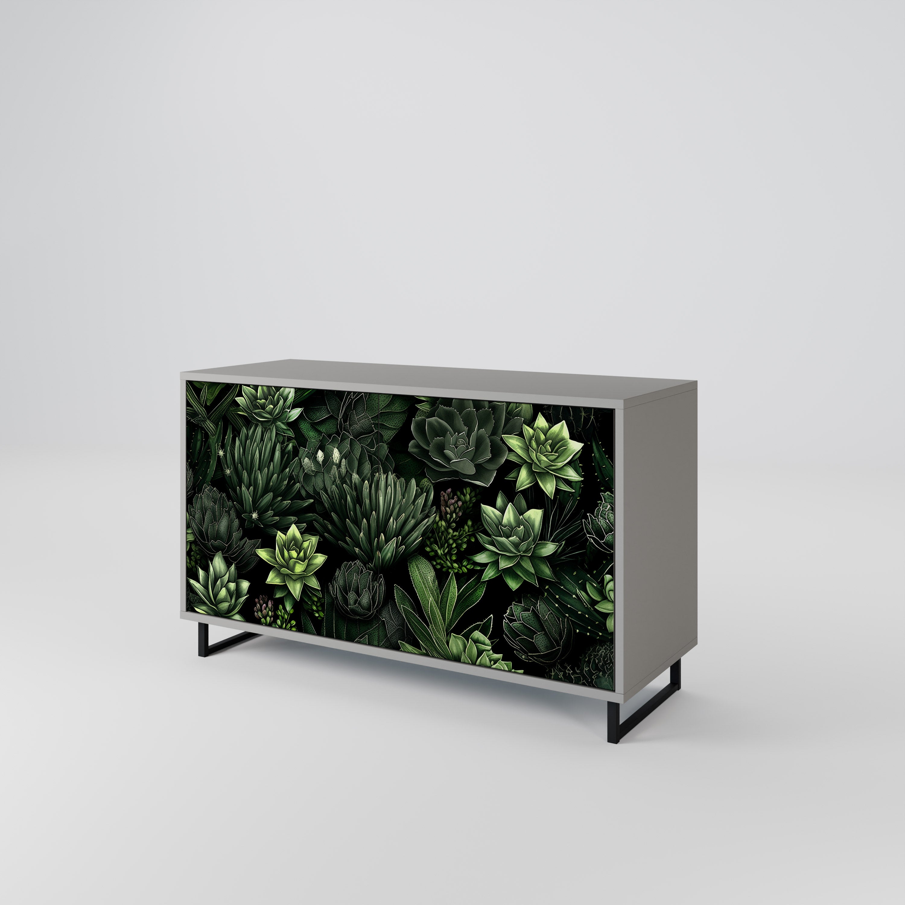 SUCCULENT JUNGLE 2-Door Sideboard