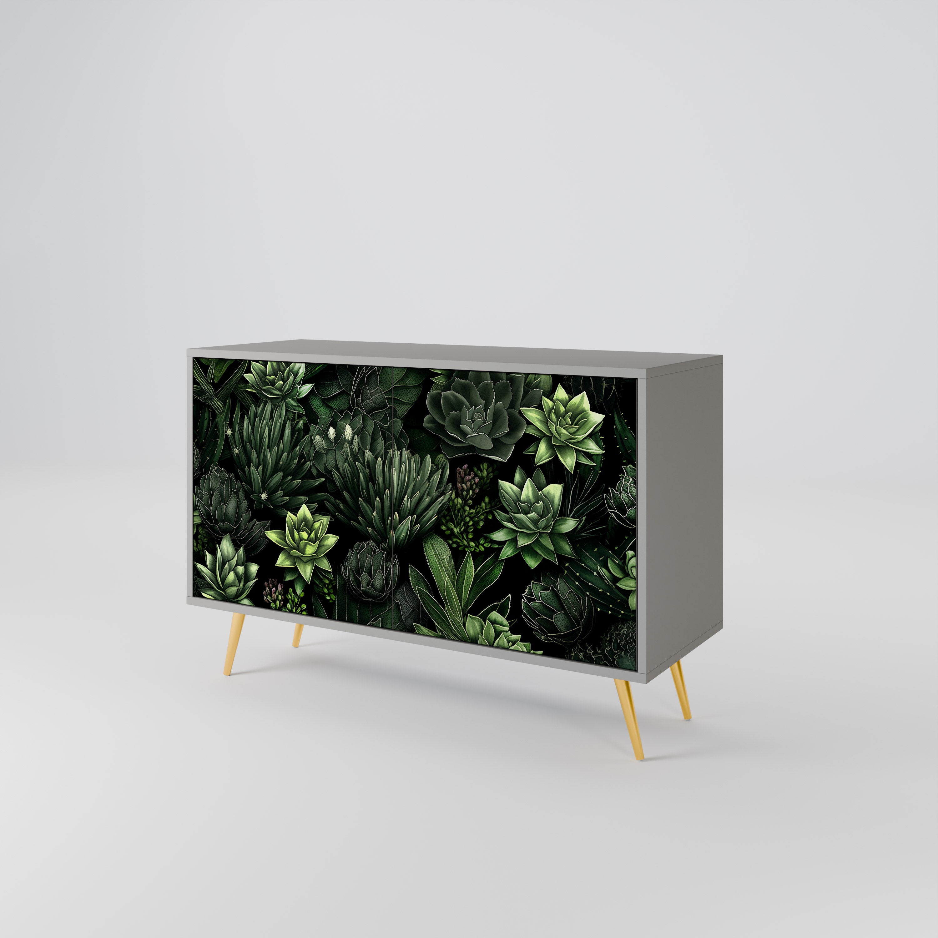 SUCCULENT JUNGLE 2-Door Sideboard