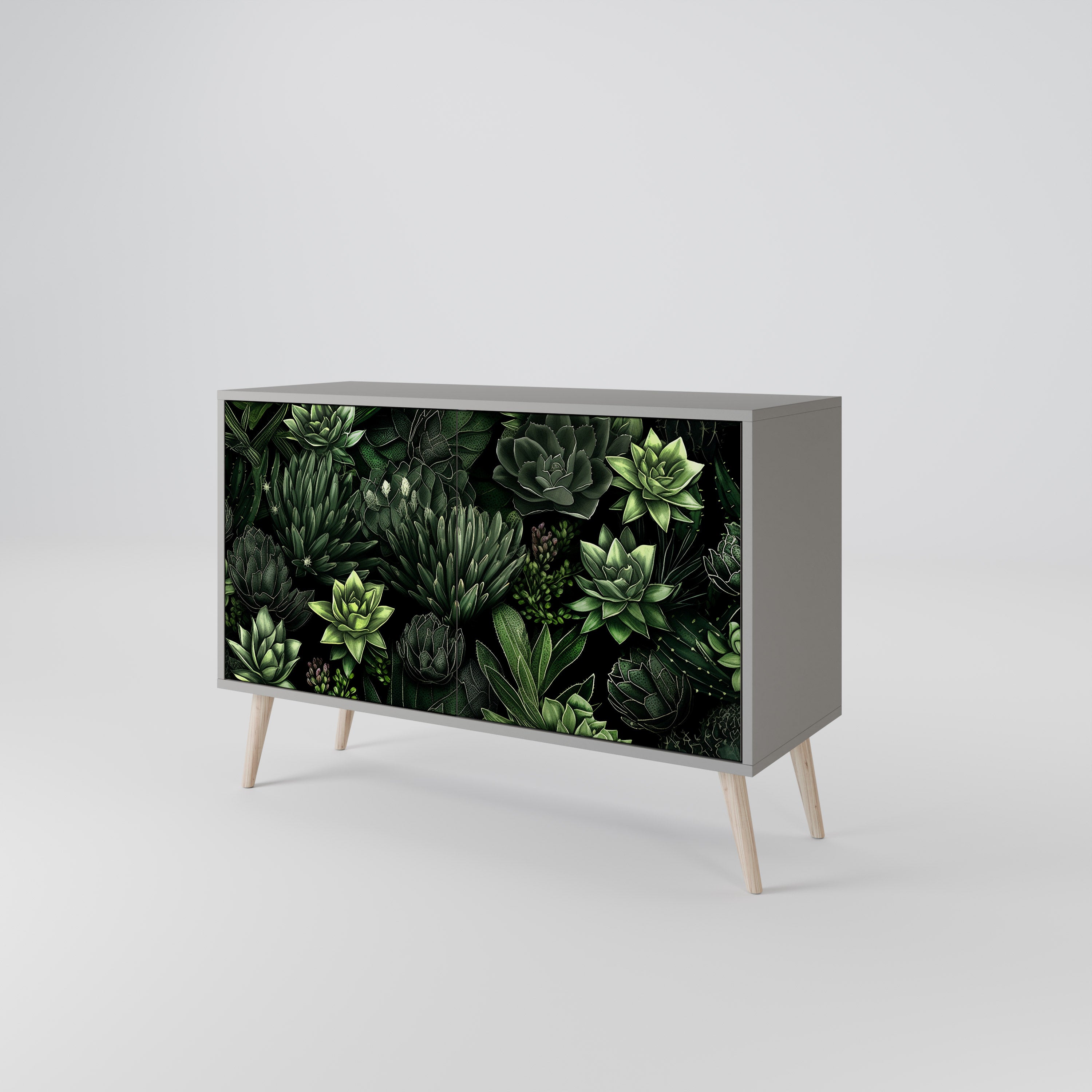 SUCCULENT JUNGLE 2-Door Sideboard