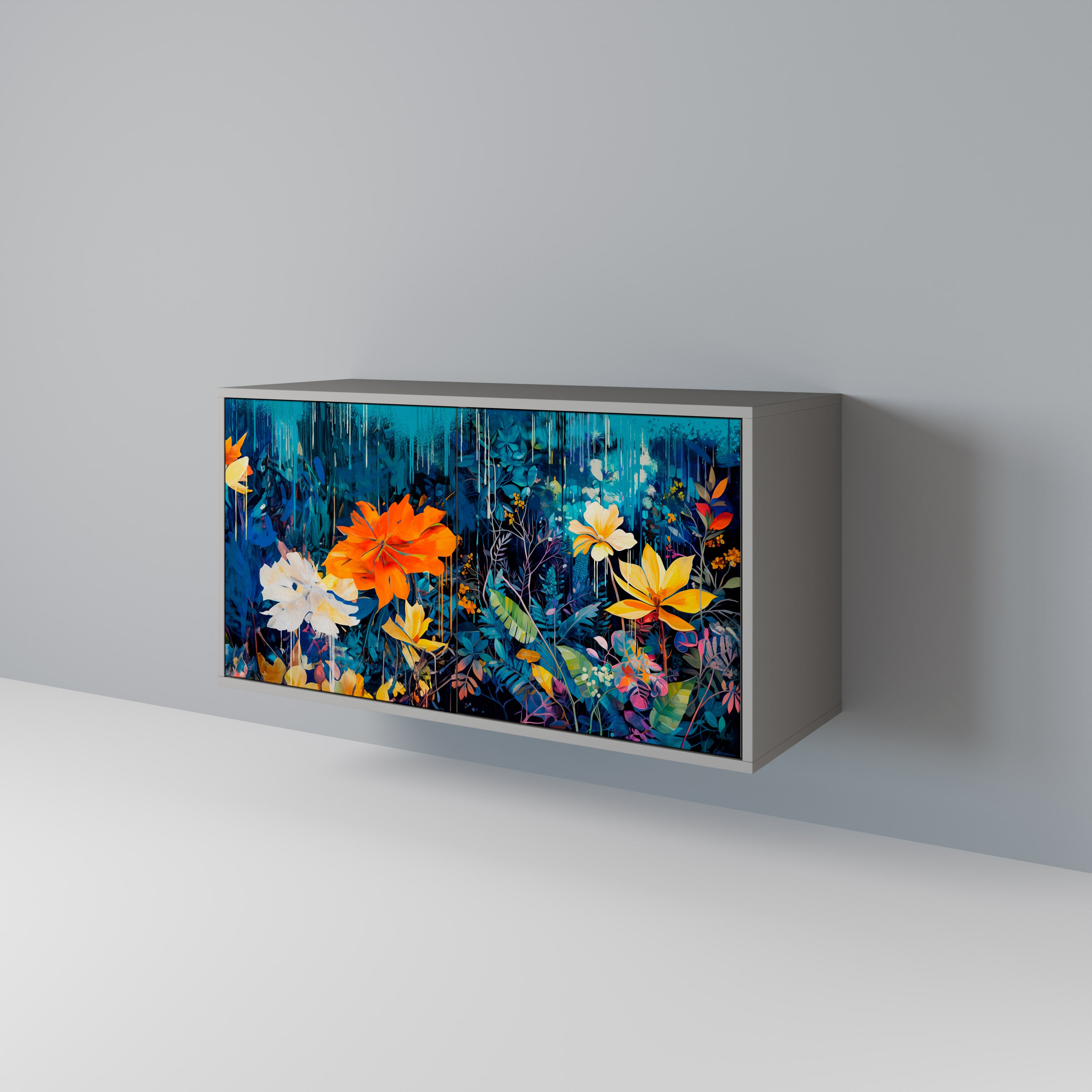 MIDNIGHT BLOSSOM 2-Door Sideboard