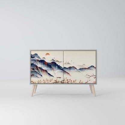JAPANESE LANDSCAPE Dvoudveřová komoda