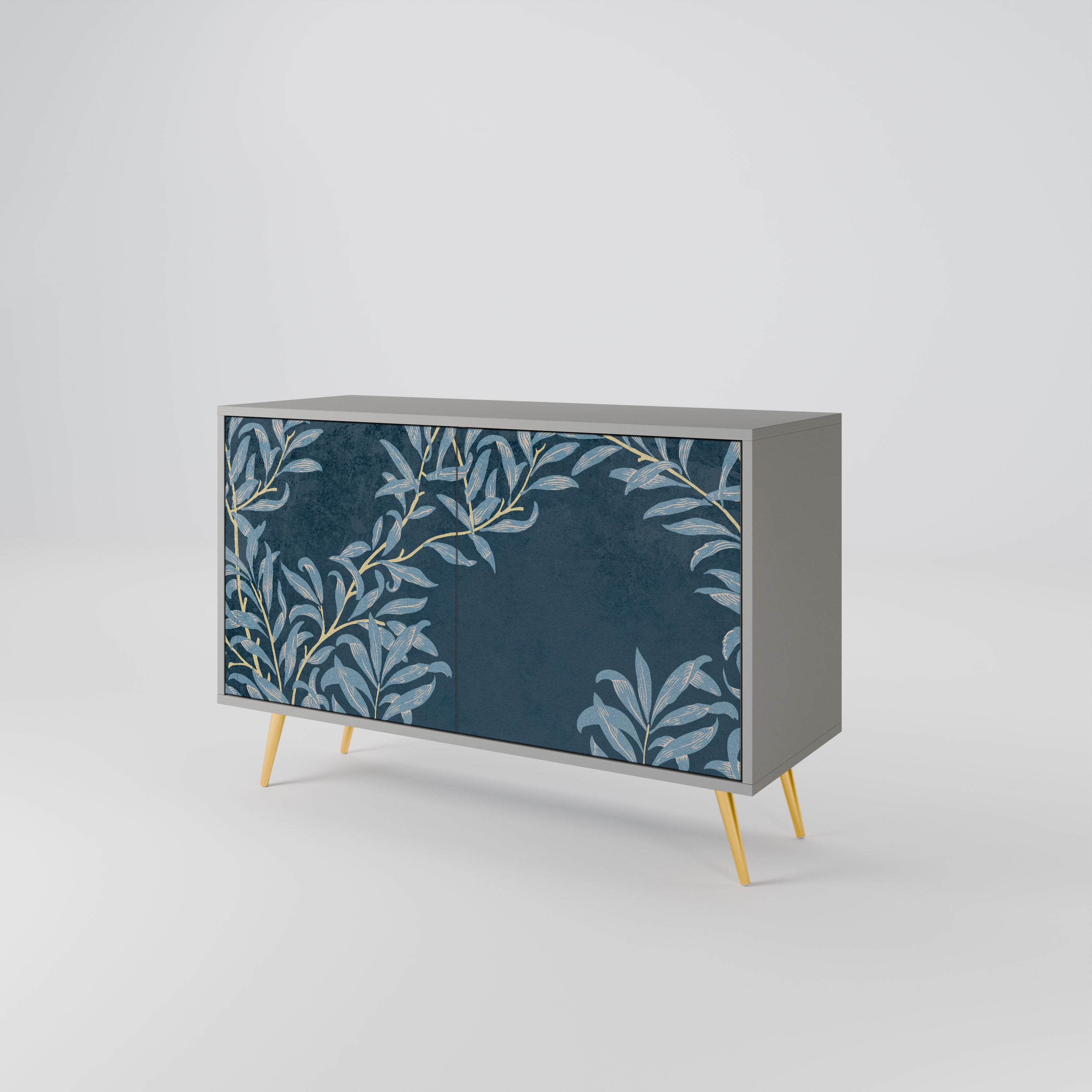 BLUE LEAVES 2-Door Sideboard