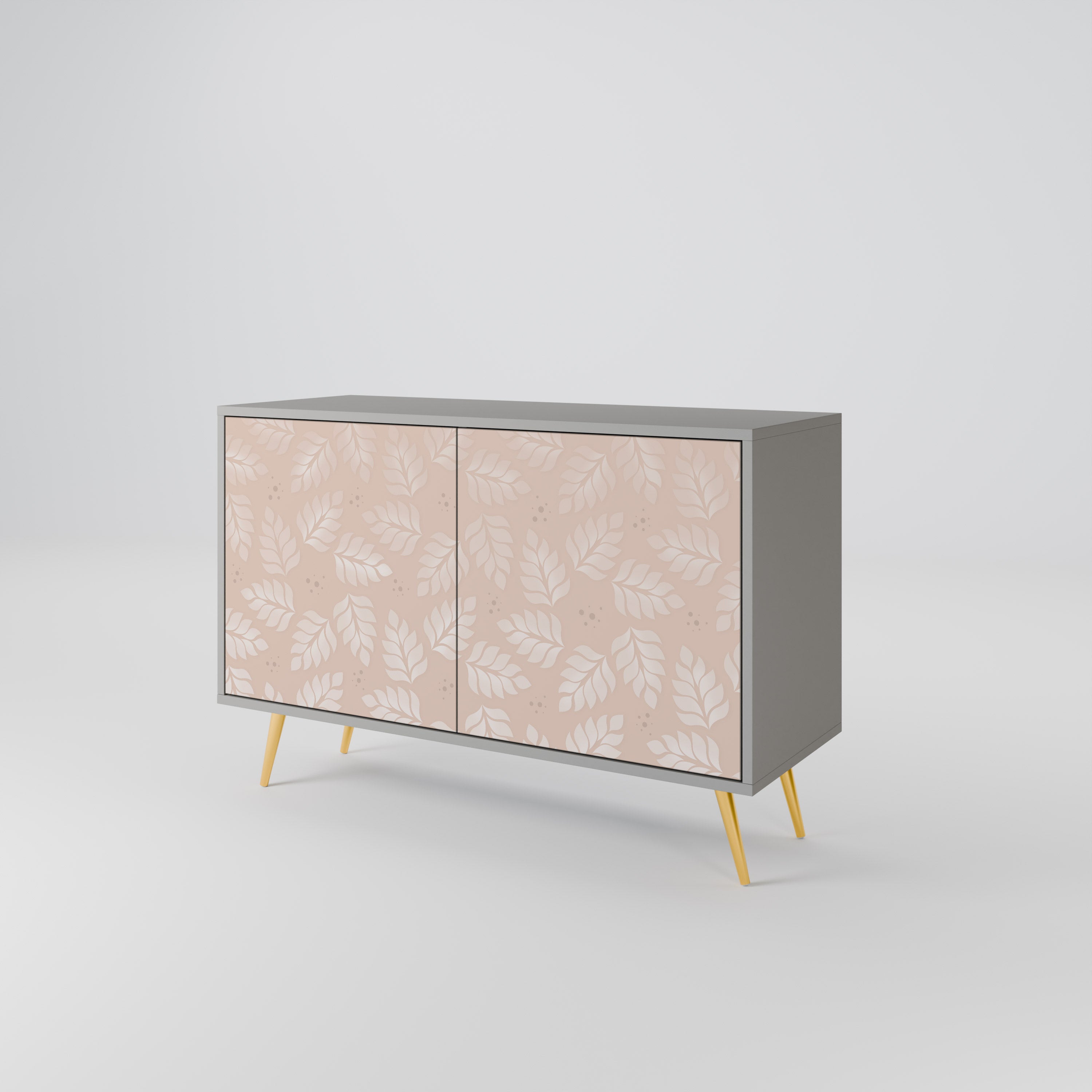 LEAVES ON BEIGE 2-Door Sideboard