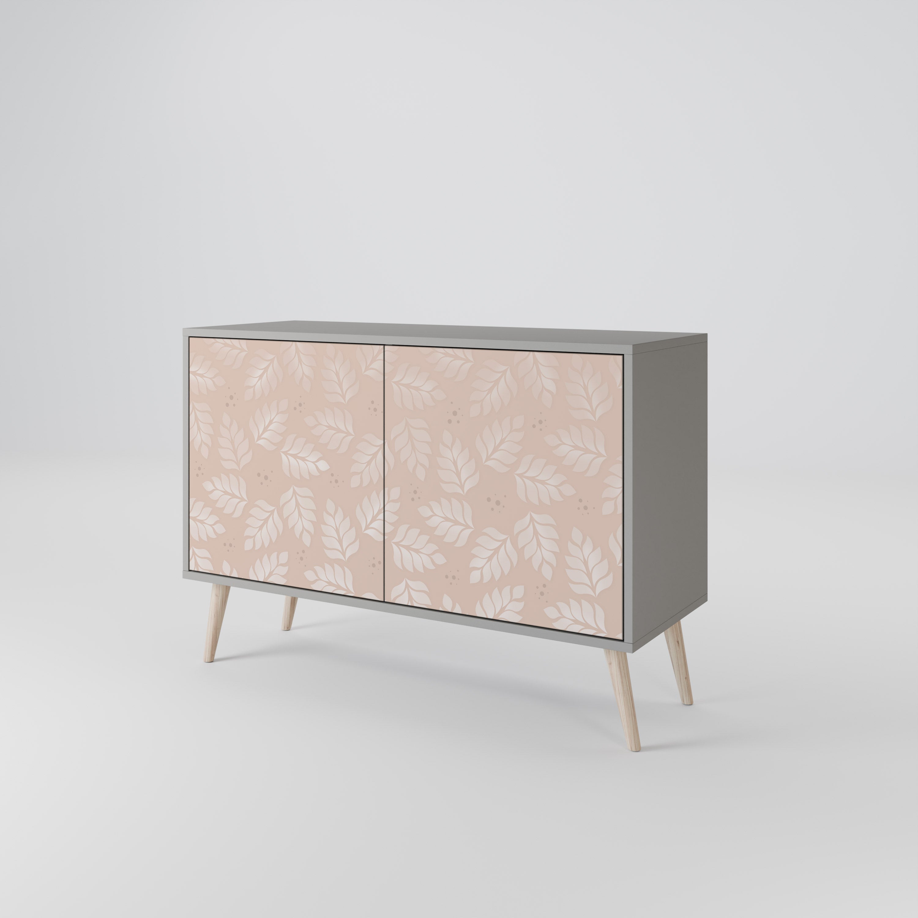 LEAVES ON BEIGE 2-Door Sideboard
