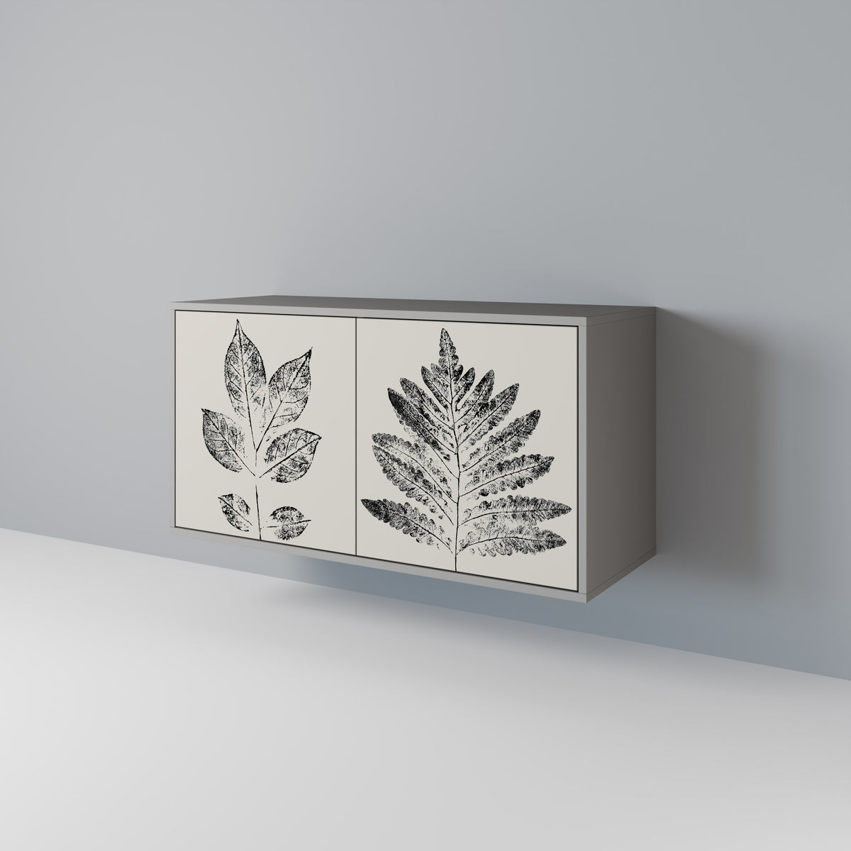 LEAFY STAMPS Dvoudveřová komoda