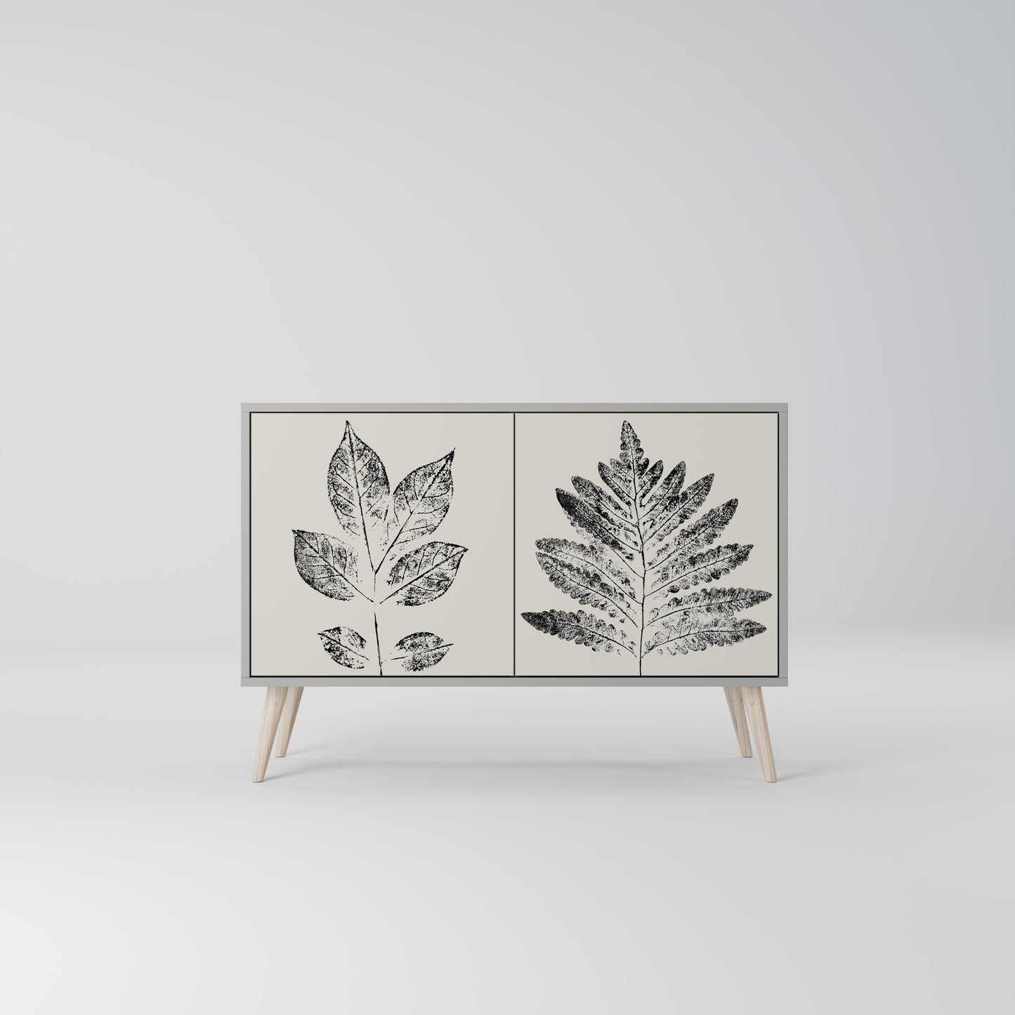 LEAFY STAMPS Dvoudveřová komoda