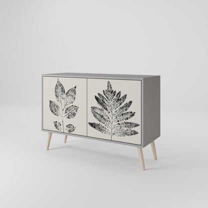 LEAFY STAMPS Dvoudveřová komoda