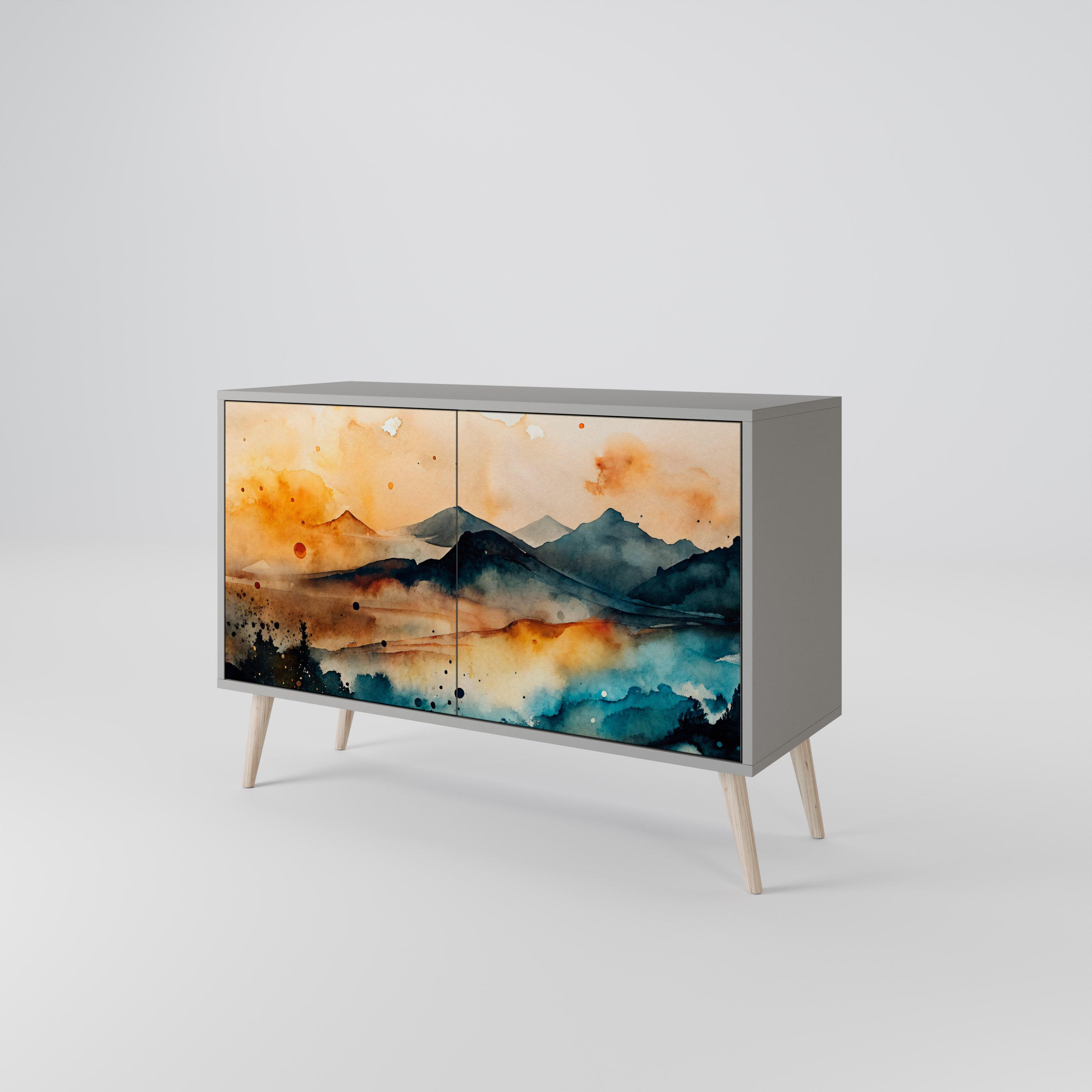 OMINOUS MOUNTAINS 2-Door Sideboard