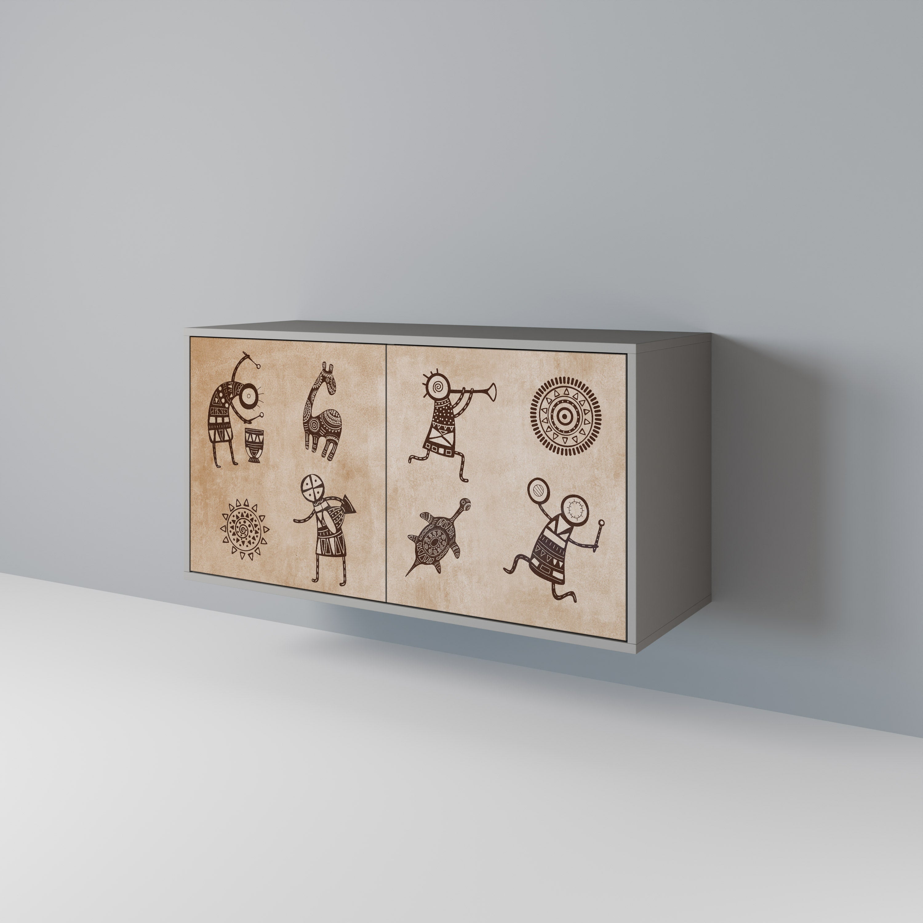 AFRICAN STYLE 2-Door Sideboard