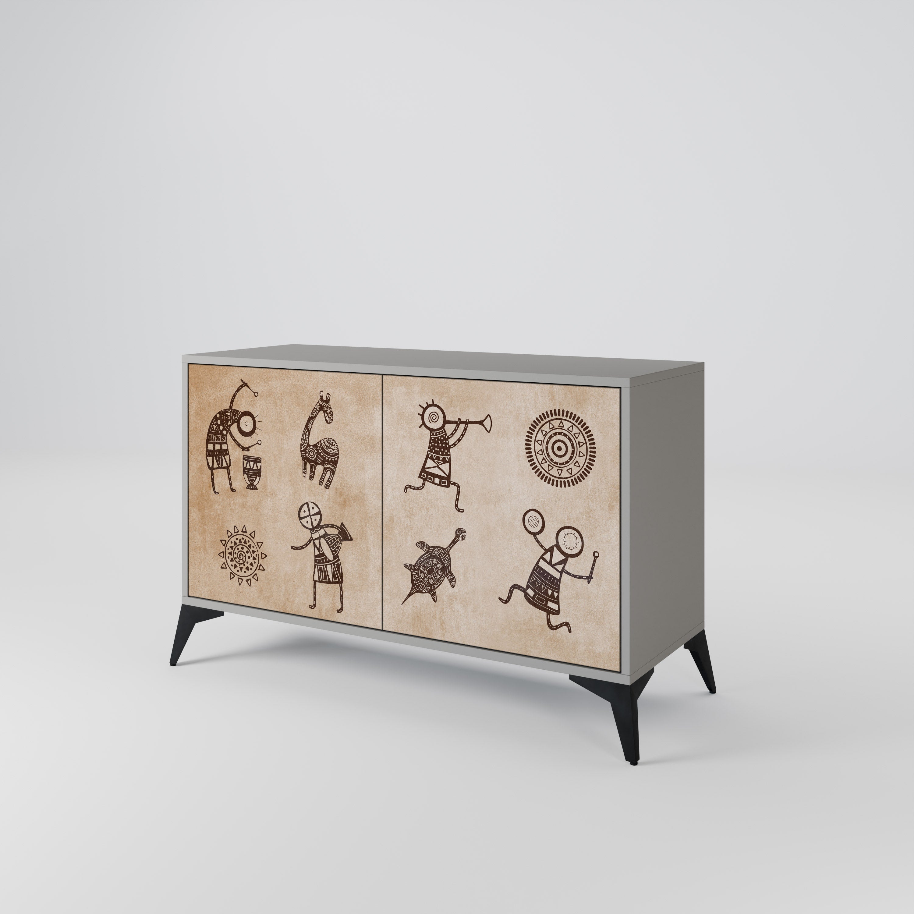 AFRICAN STYLE 2-Door Sideboard