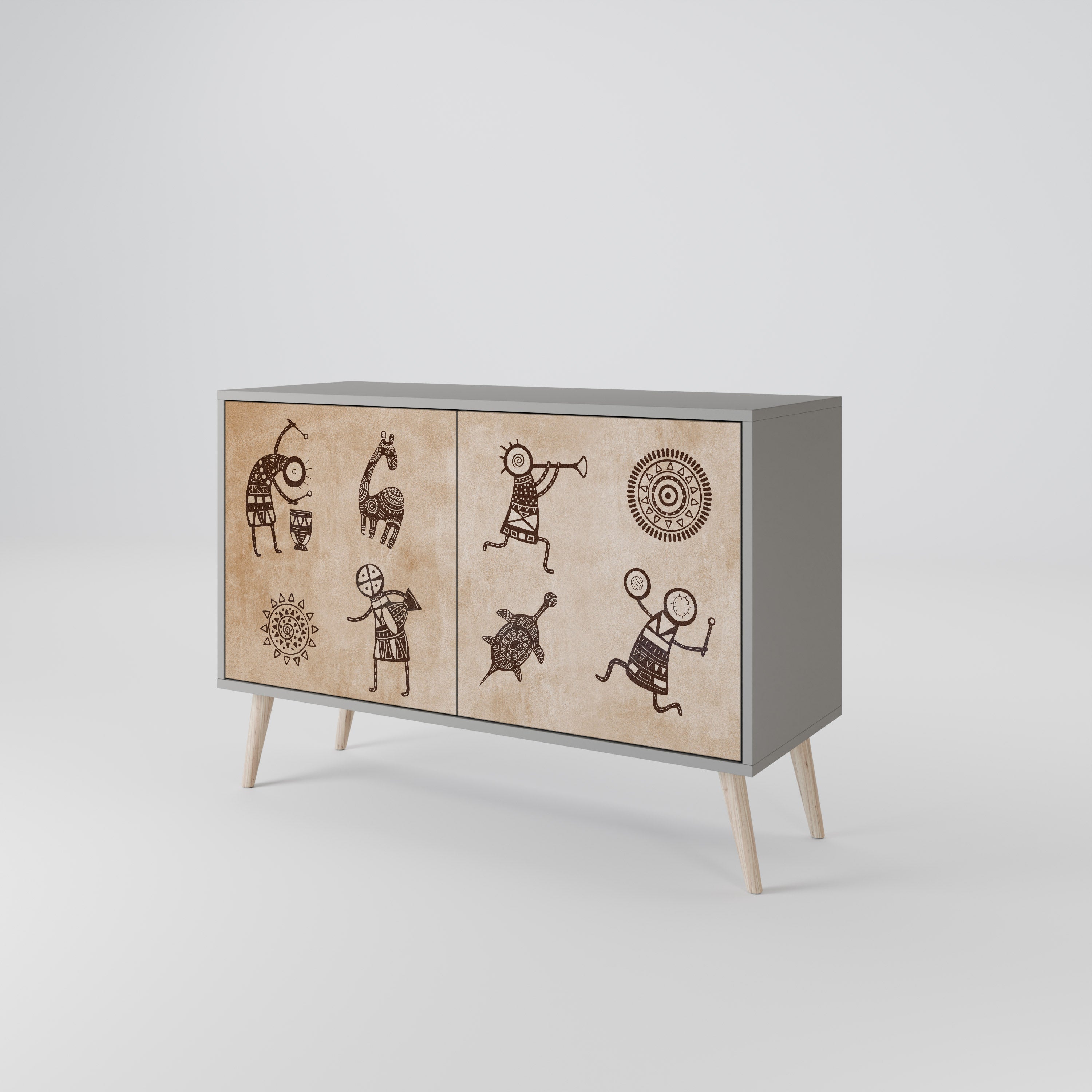 AFRICAN STYLE 2-Door Sideboard