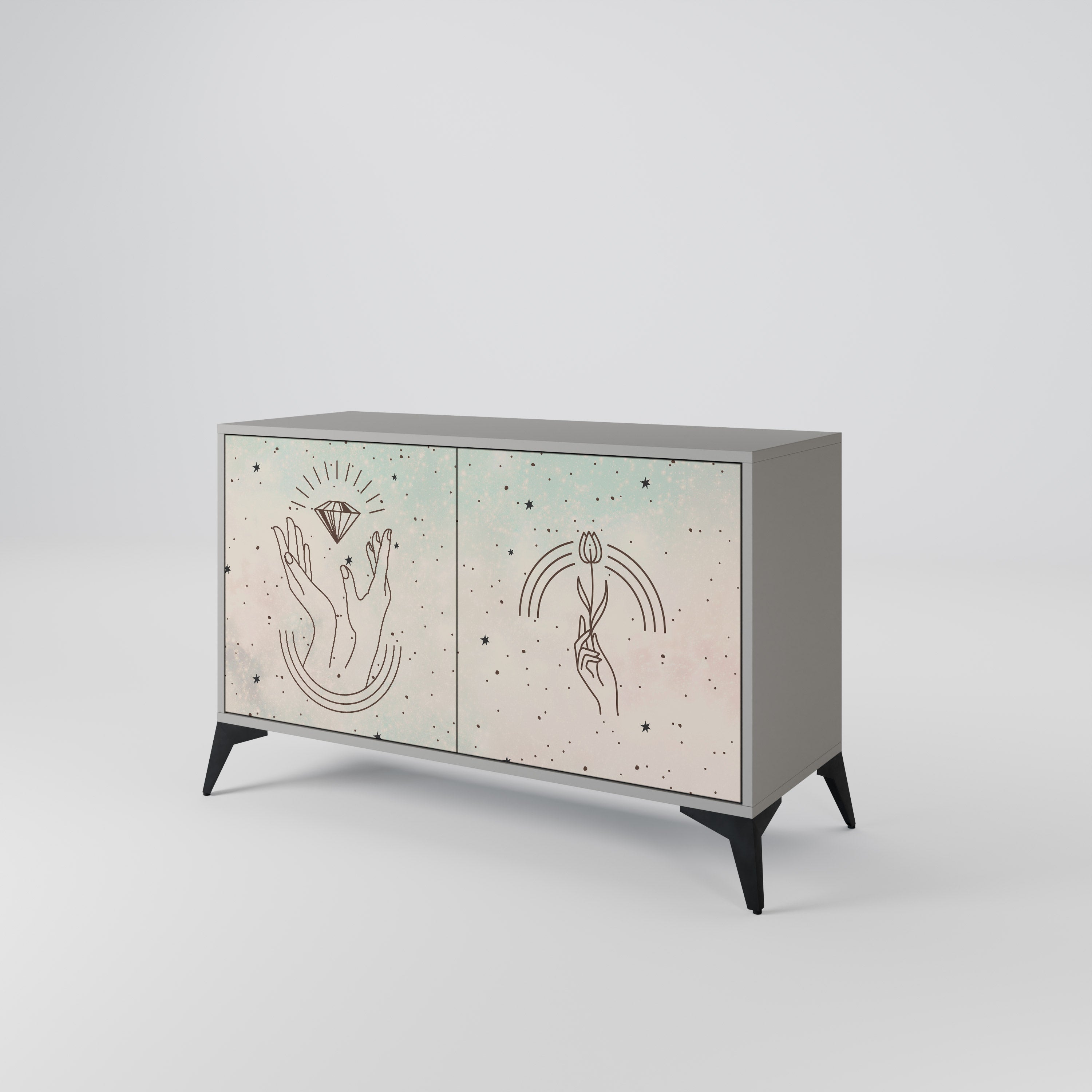 DELICATE BEAUTY 2-Door Sideboard