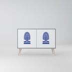 POLISH FOLK ART 2-Door Sideboard