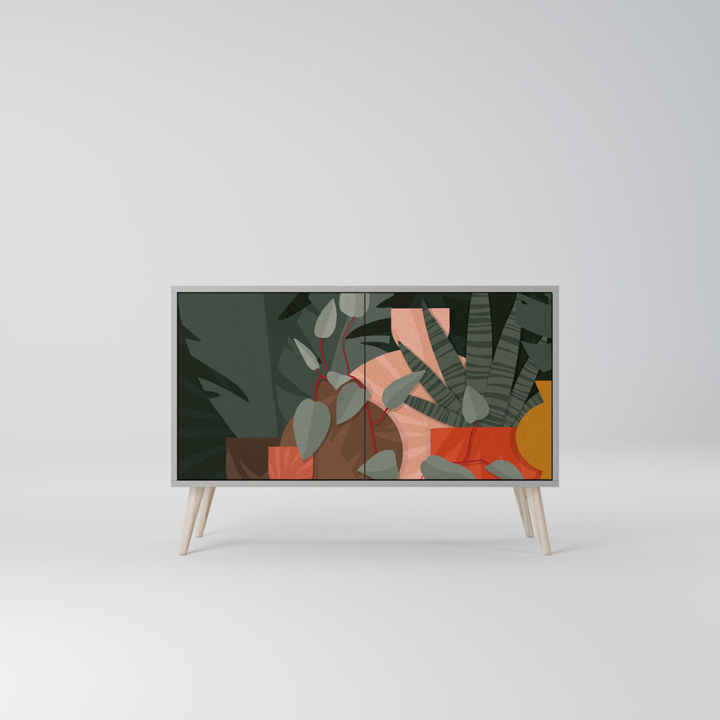 TROPICAL COMPOSITION 2-Door Sideboard