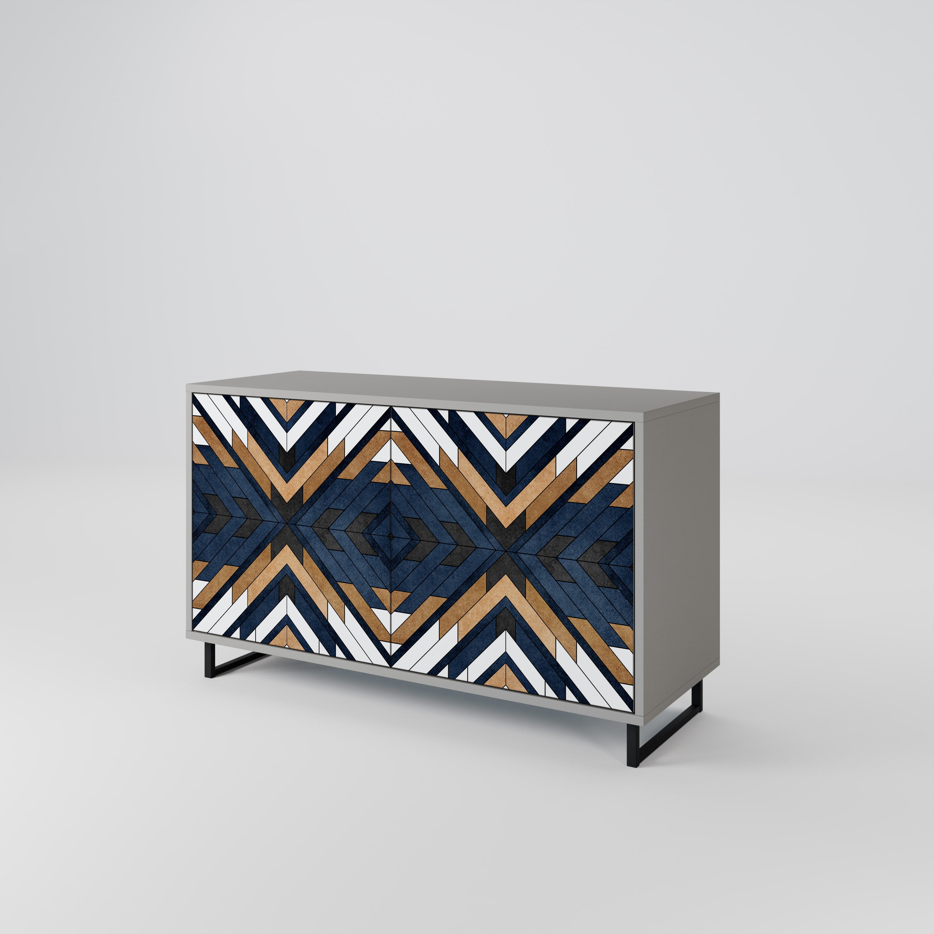 ARTFUL GEOMETRY 2-Door Sideboard