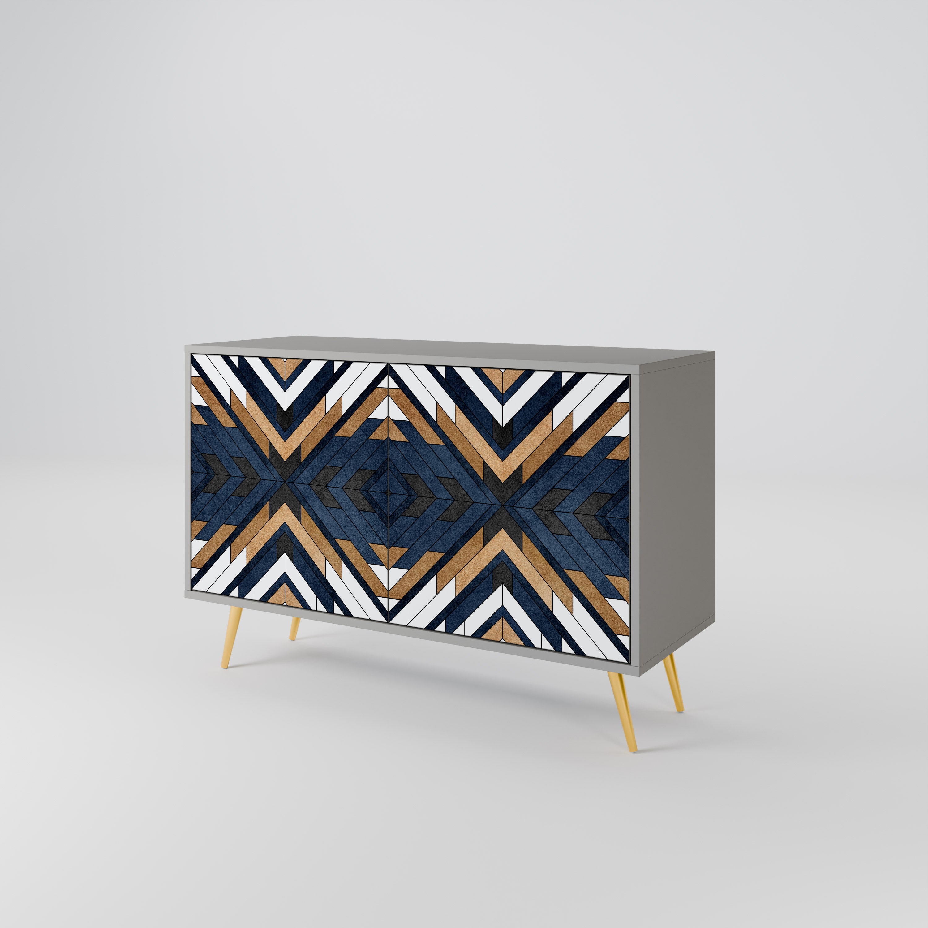 ARTFUL GEOMETRY 2-Door Sideboard