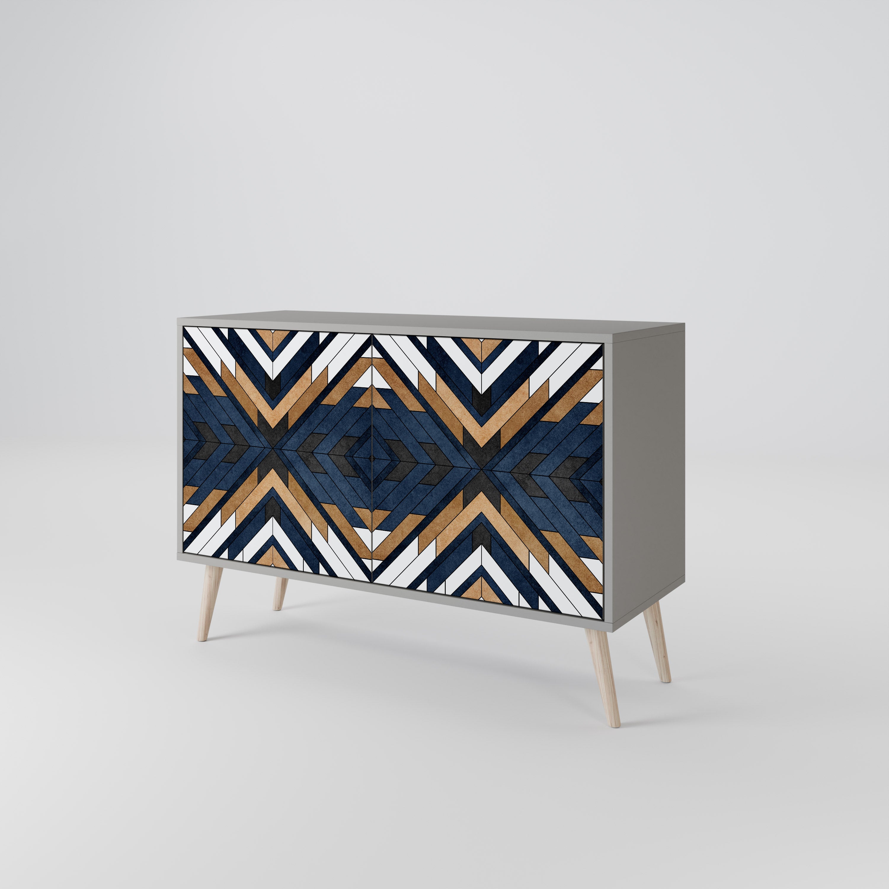 ARTFUL GEOMETRY 2-Door Sideboard