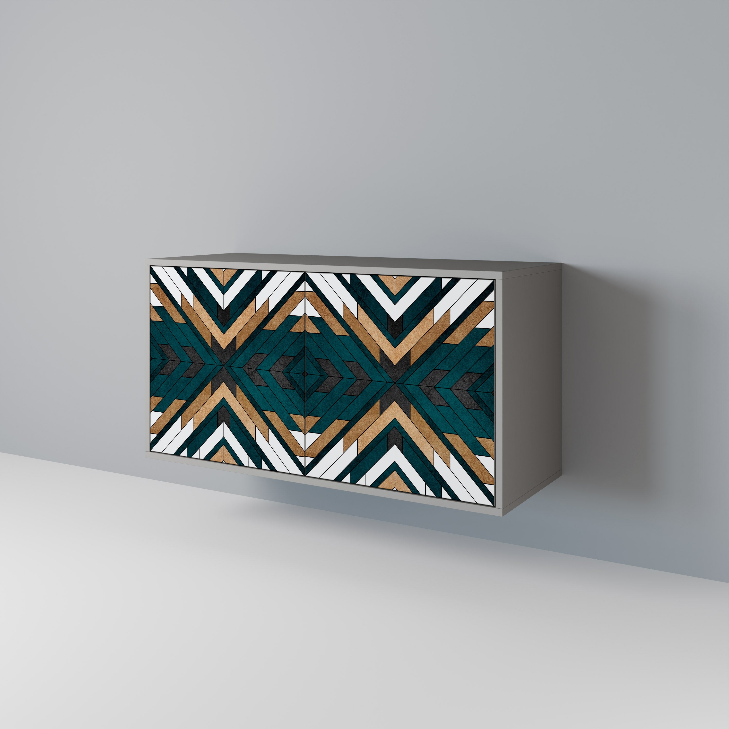 ARTISTIC GEOMETRY 2-Door Sideboard