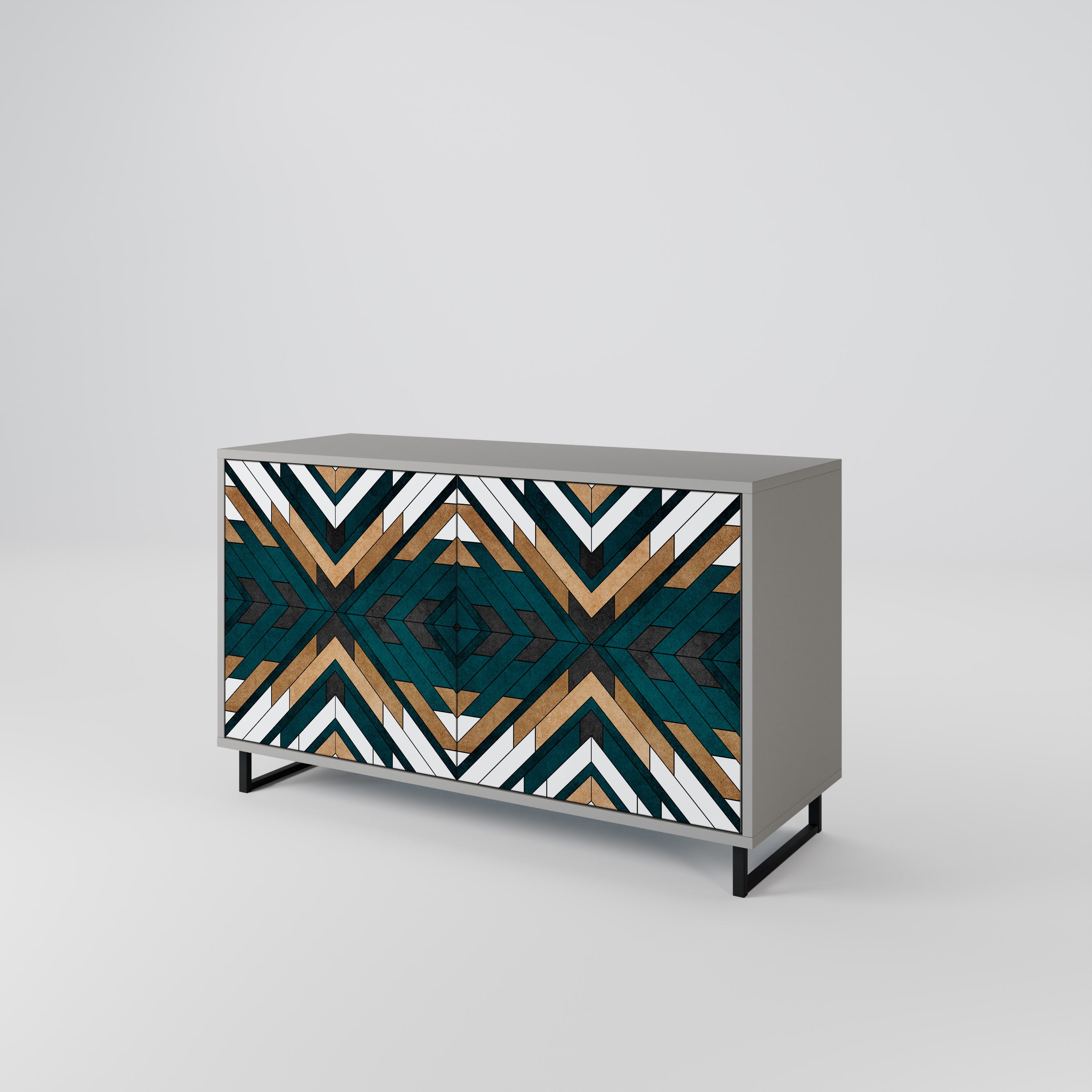 ARTISTIC GEOMETRY 2-Door Sideboard