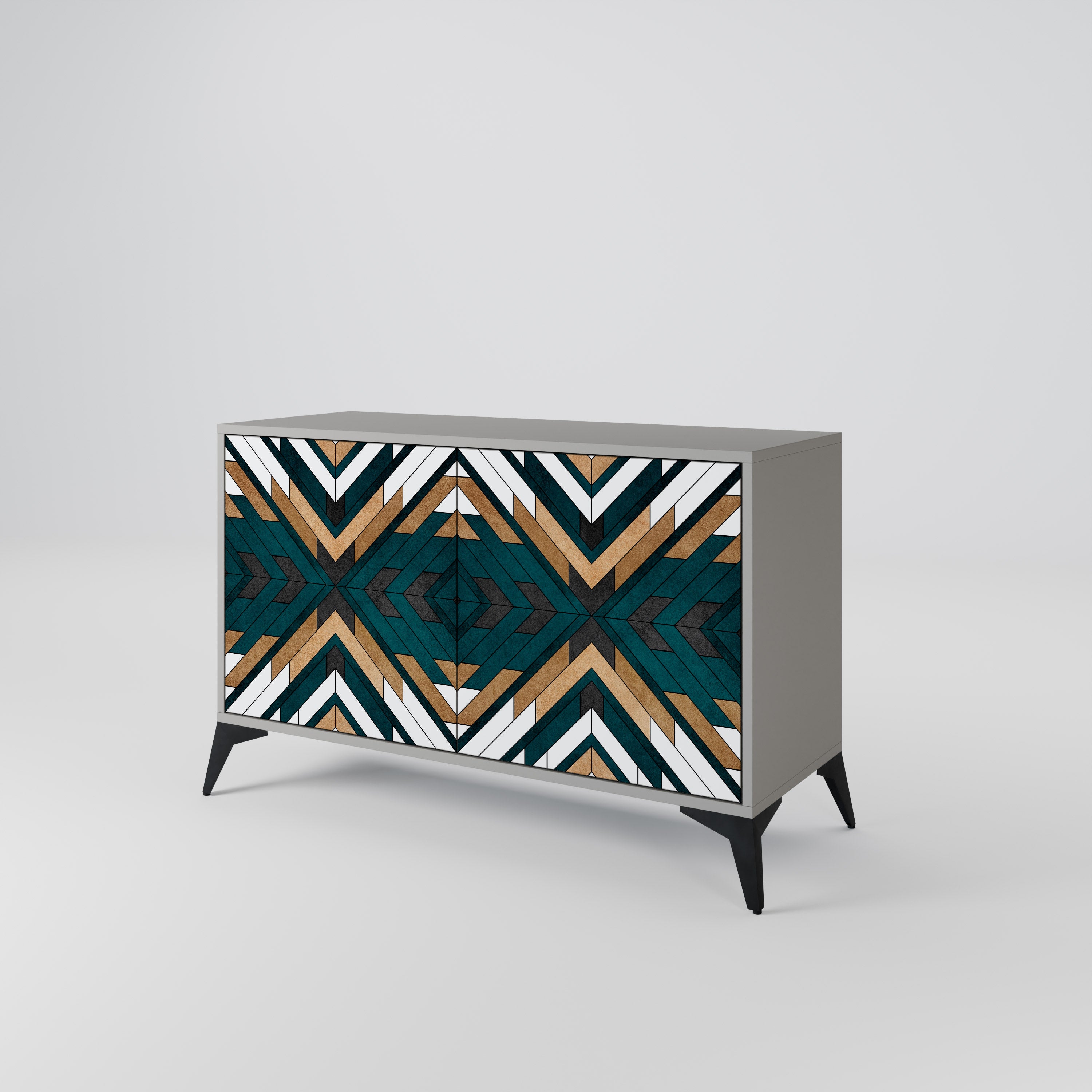 ARTISTIC GEOMETRY 2-Door Sideboard