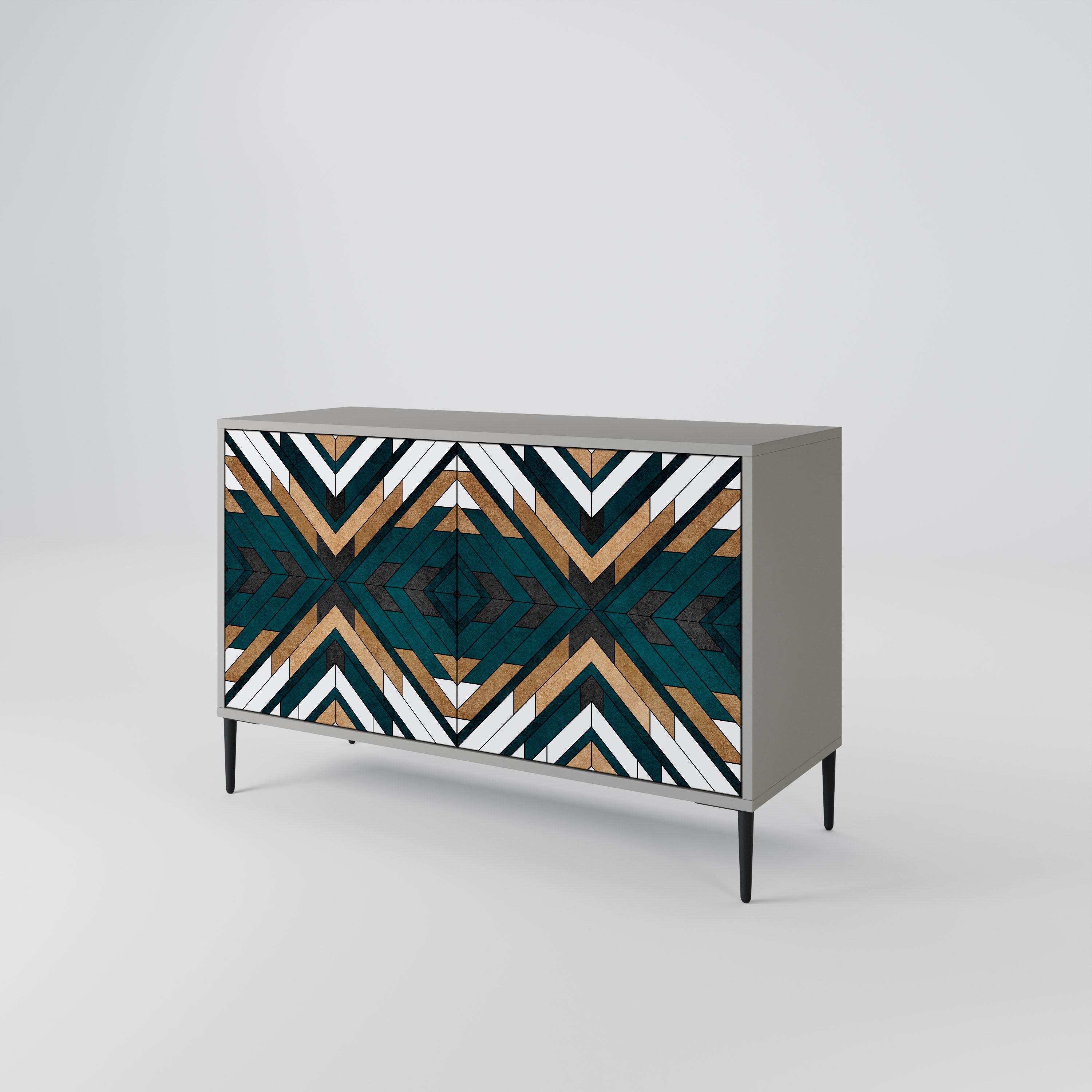 ARTISTIC GEOMETRY 2-Door Sideboard