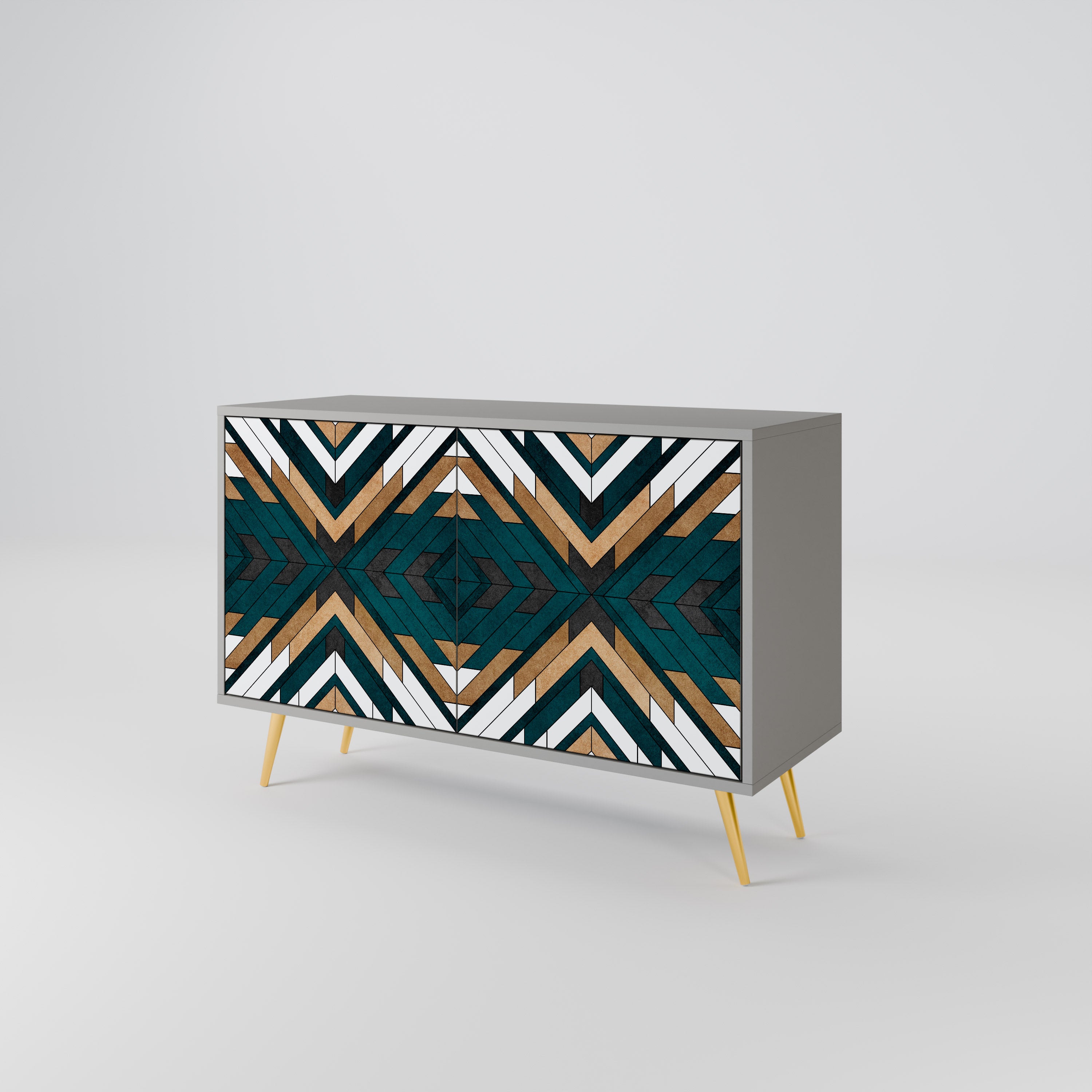 ARTISTIC GEOMETRY 2-Door Sideboard