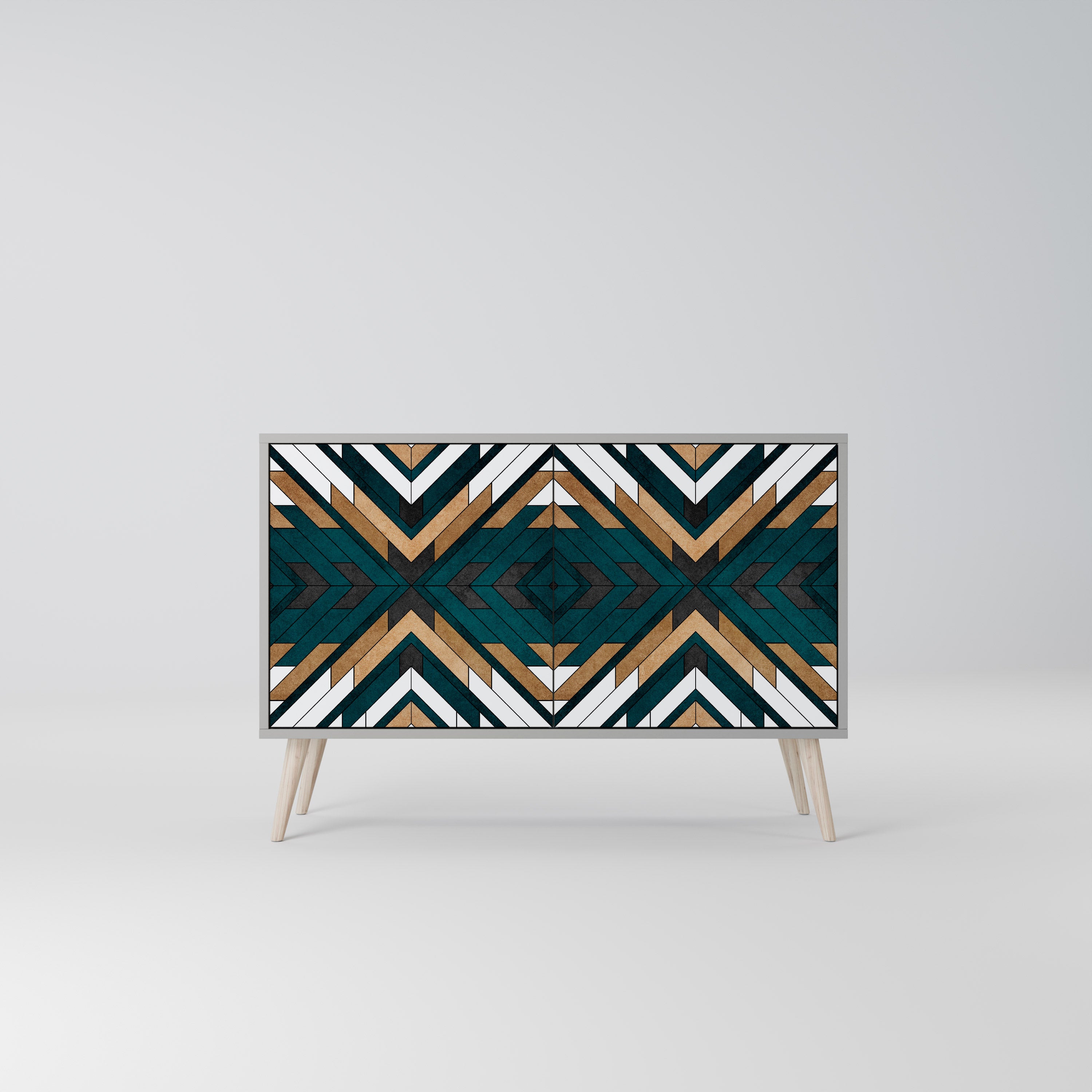 ARTISTIC GEOMETRY 2-Door Sideboard
