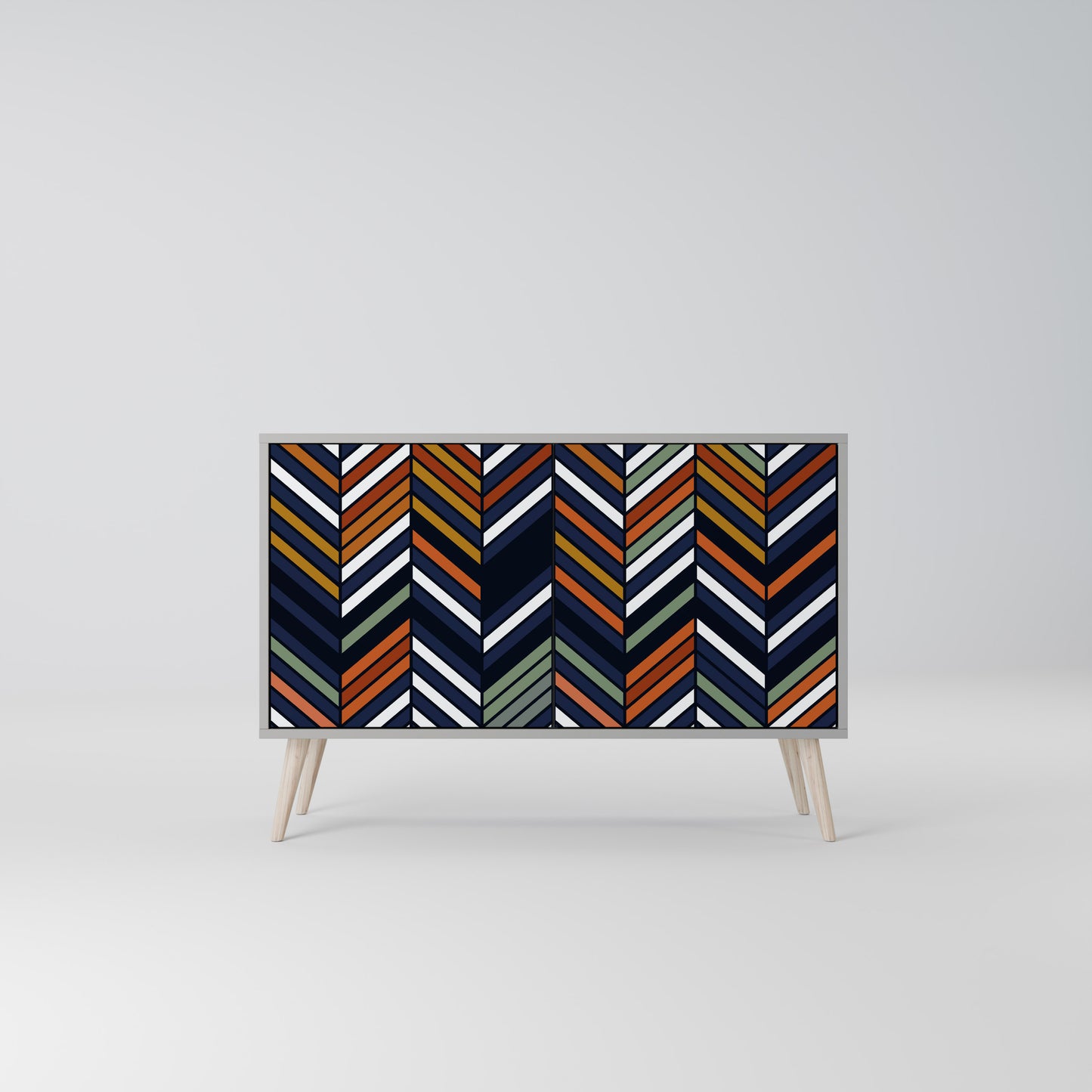 VIBRANT PATCHWORK Dvoudveřová komoda