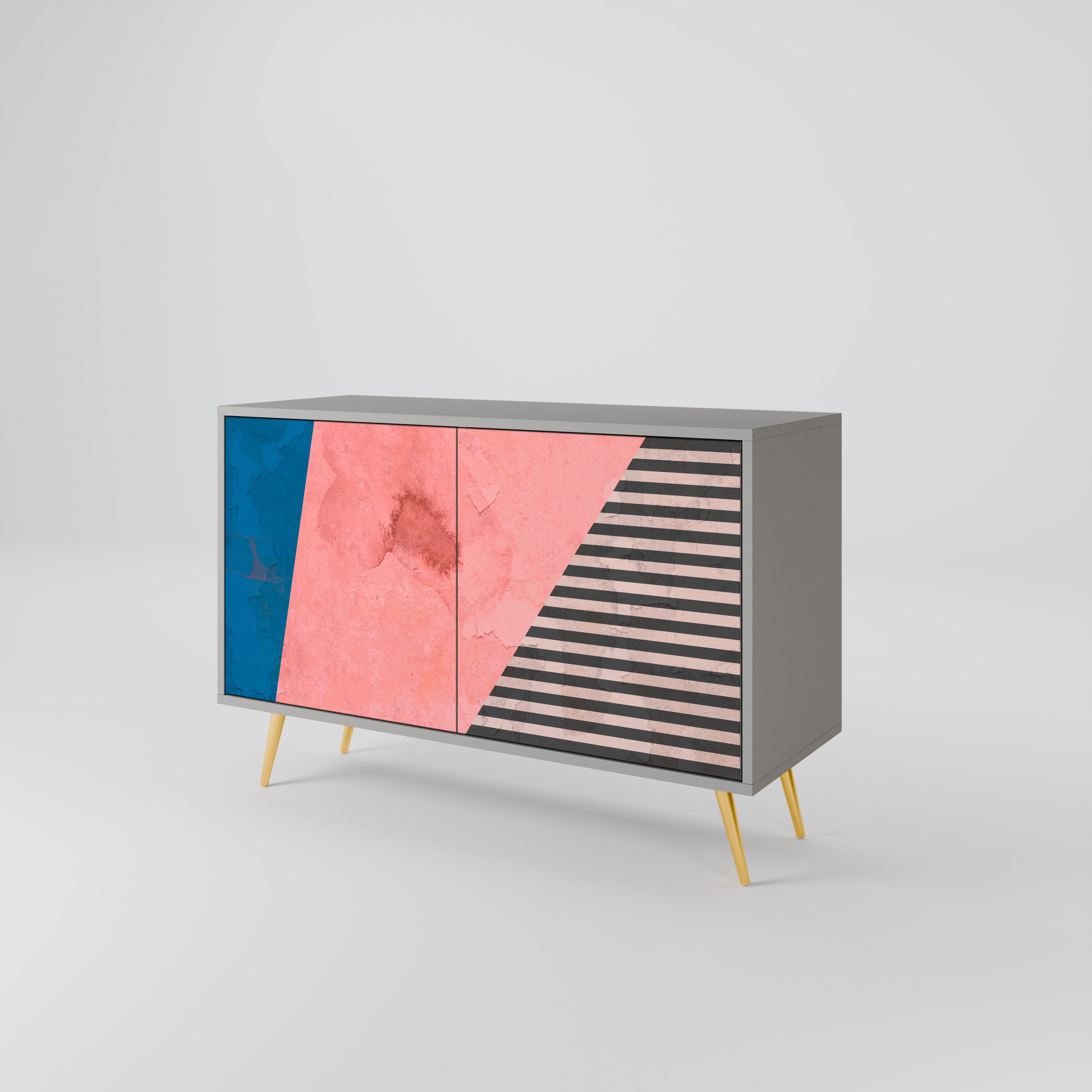GLAMOROUS STRIPE 2-Door Sideboard